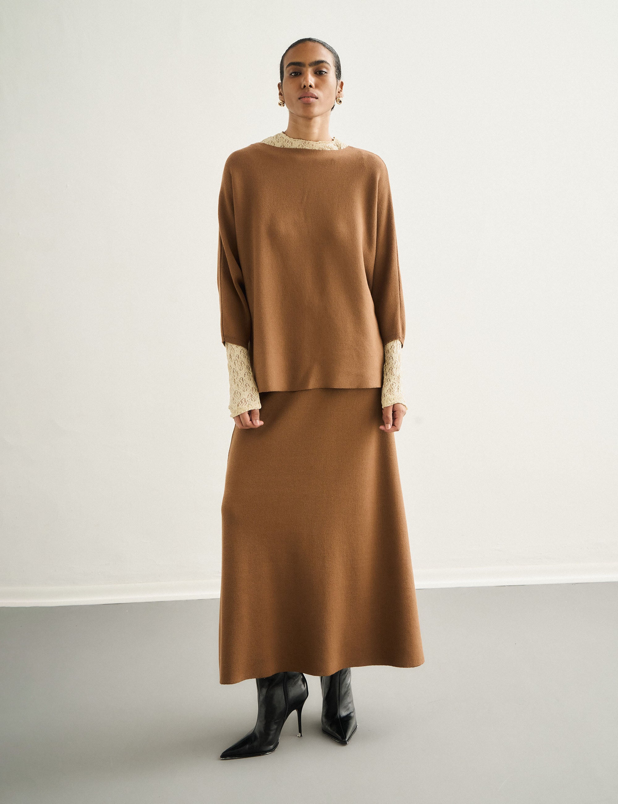 Conjunto Melissa Tricot Bonze Escuro