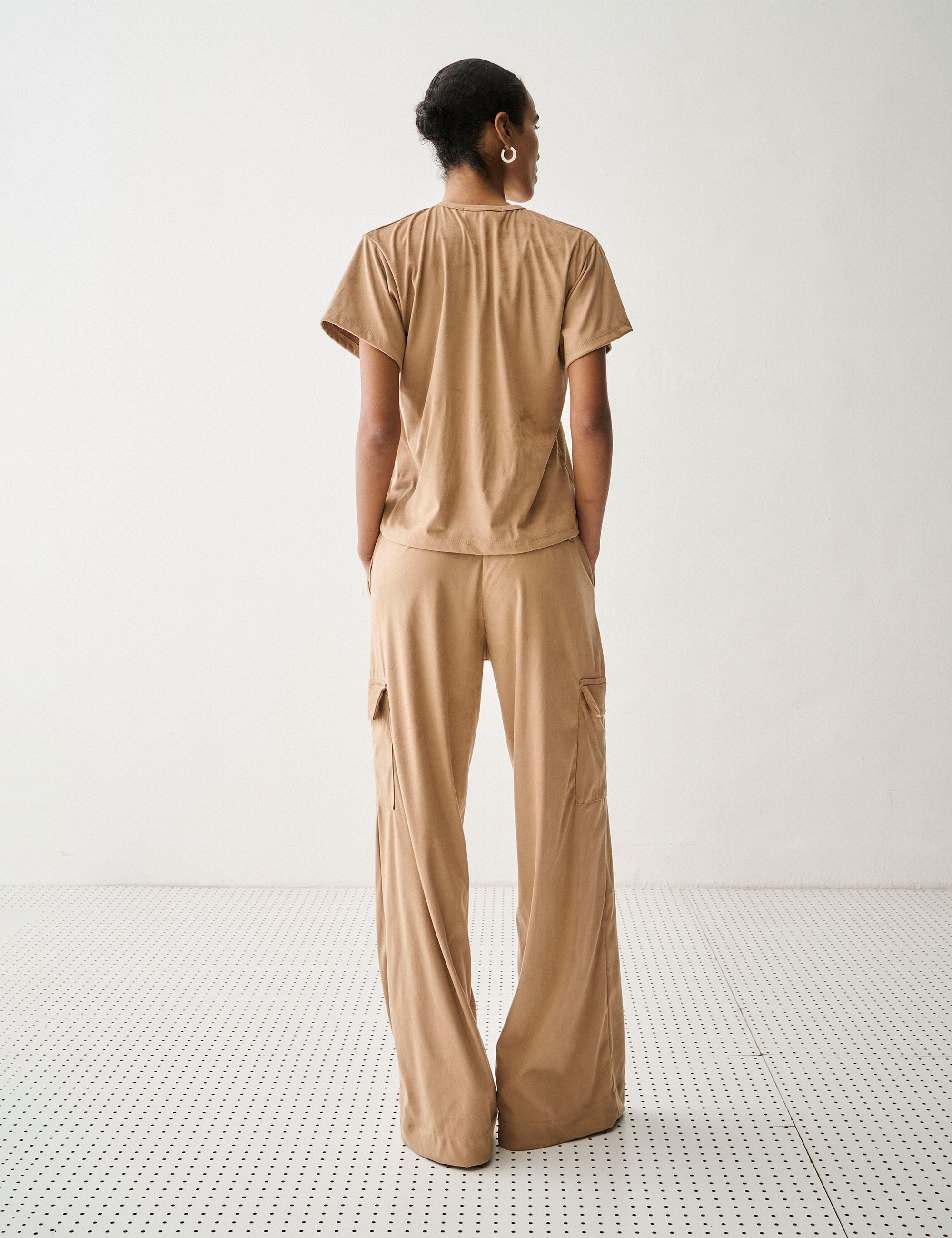 Conjunto Mirabele Suede Camurça