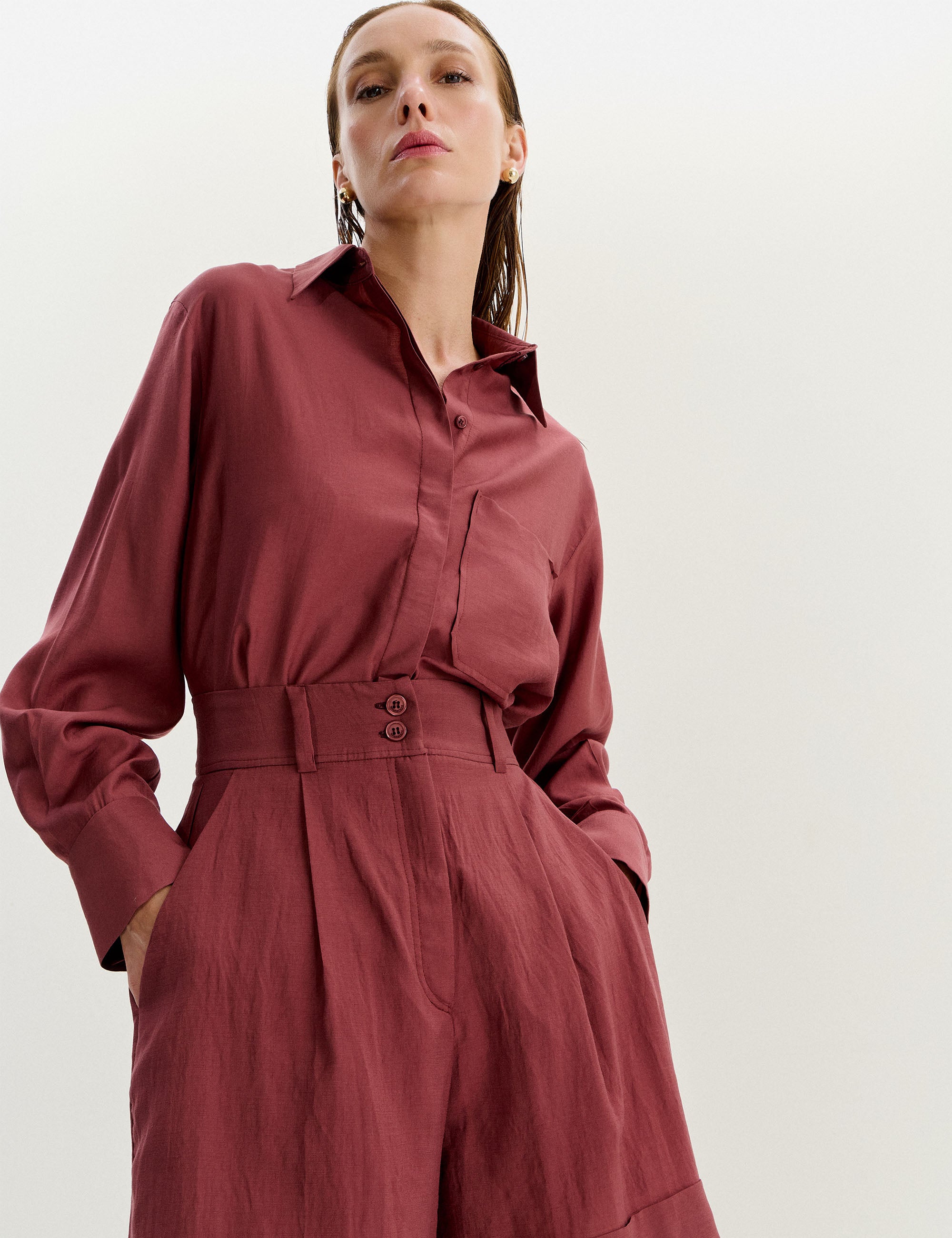 Conjunto Silvia Natural Marrom