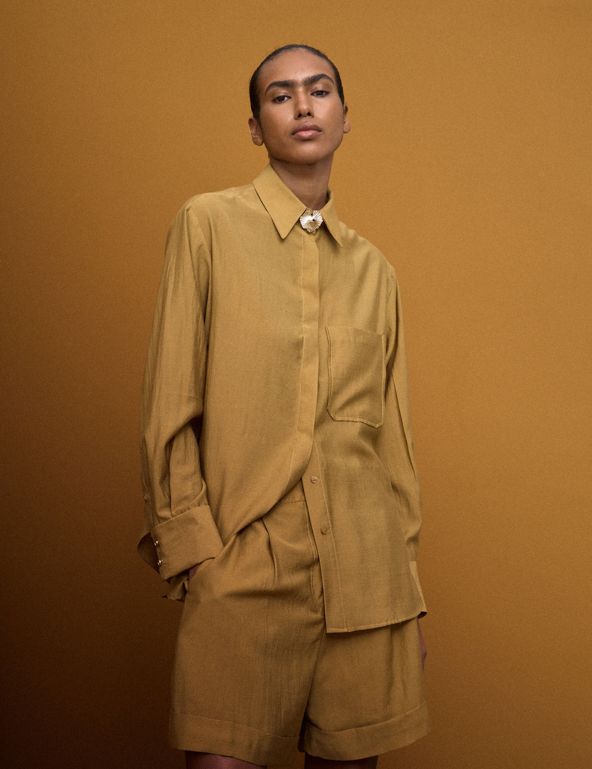 Conjunto Silvia Natural Oliva