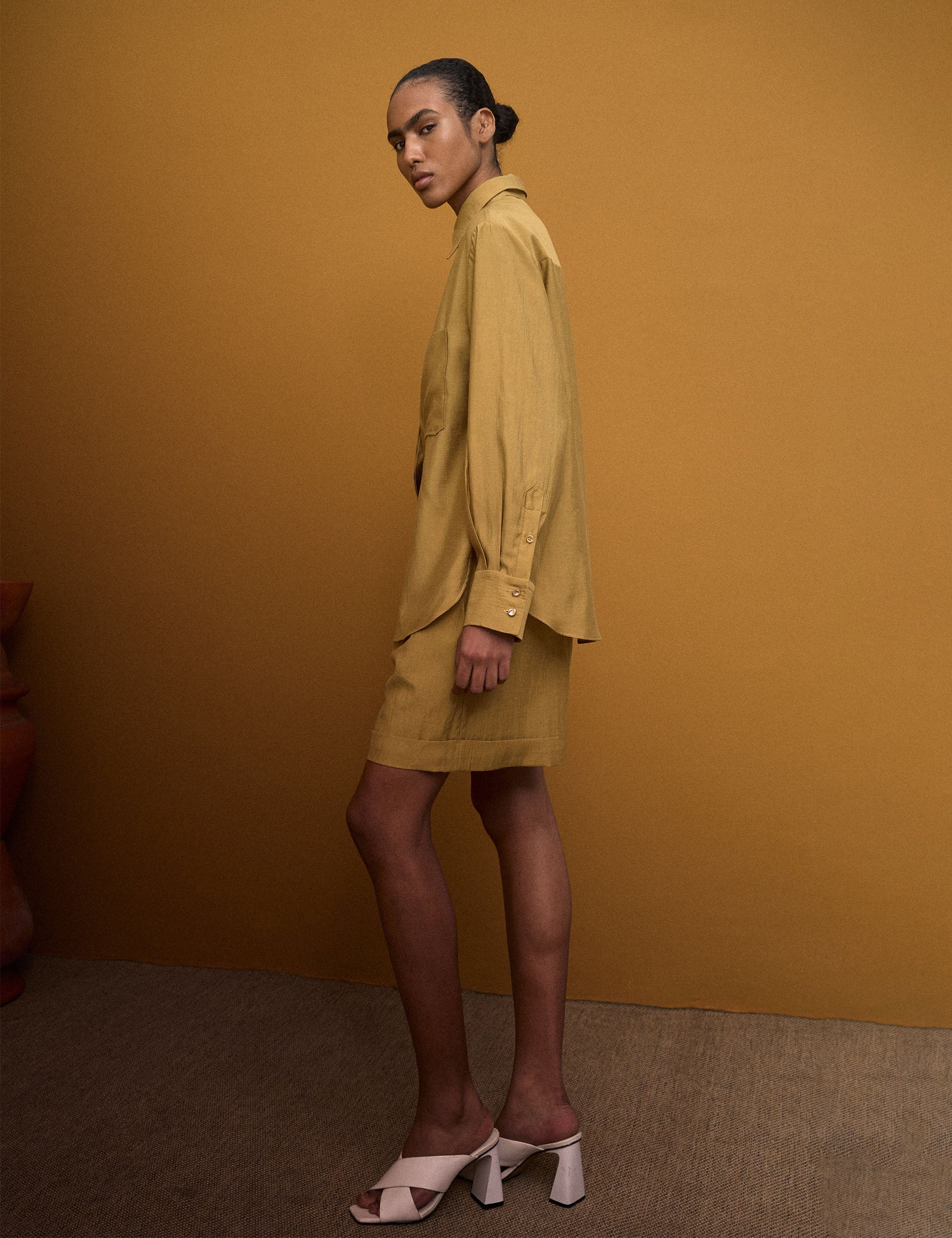 Conjunto Silvia Natural Oliva