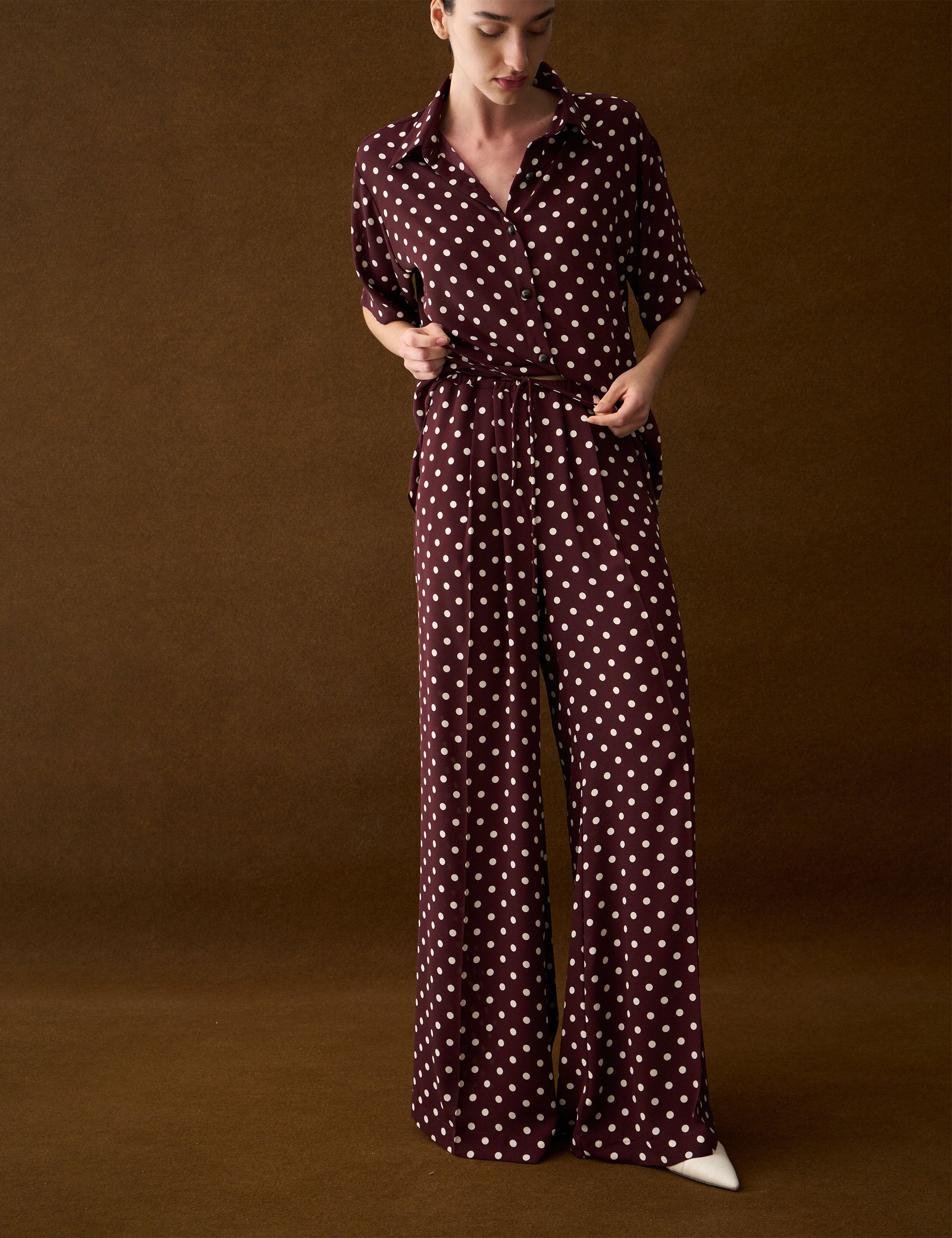 Conjunto Sofia Poá Beringela