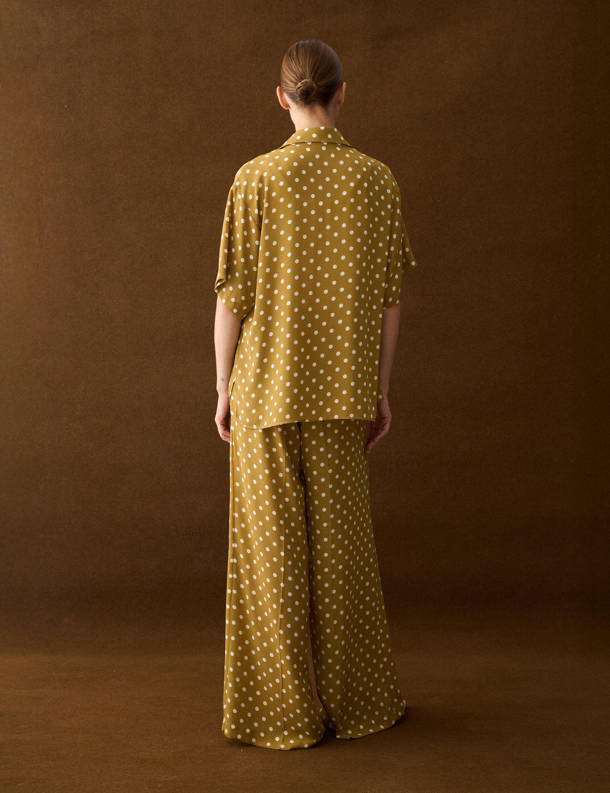 Conjunto Sofia Poá Mostarda