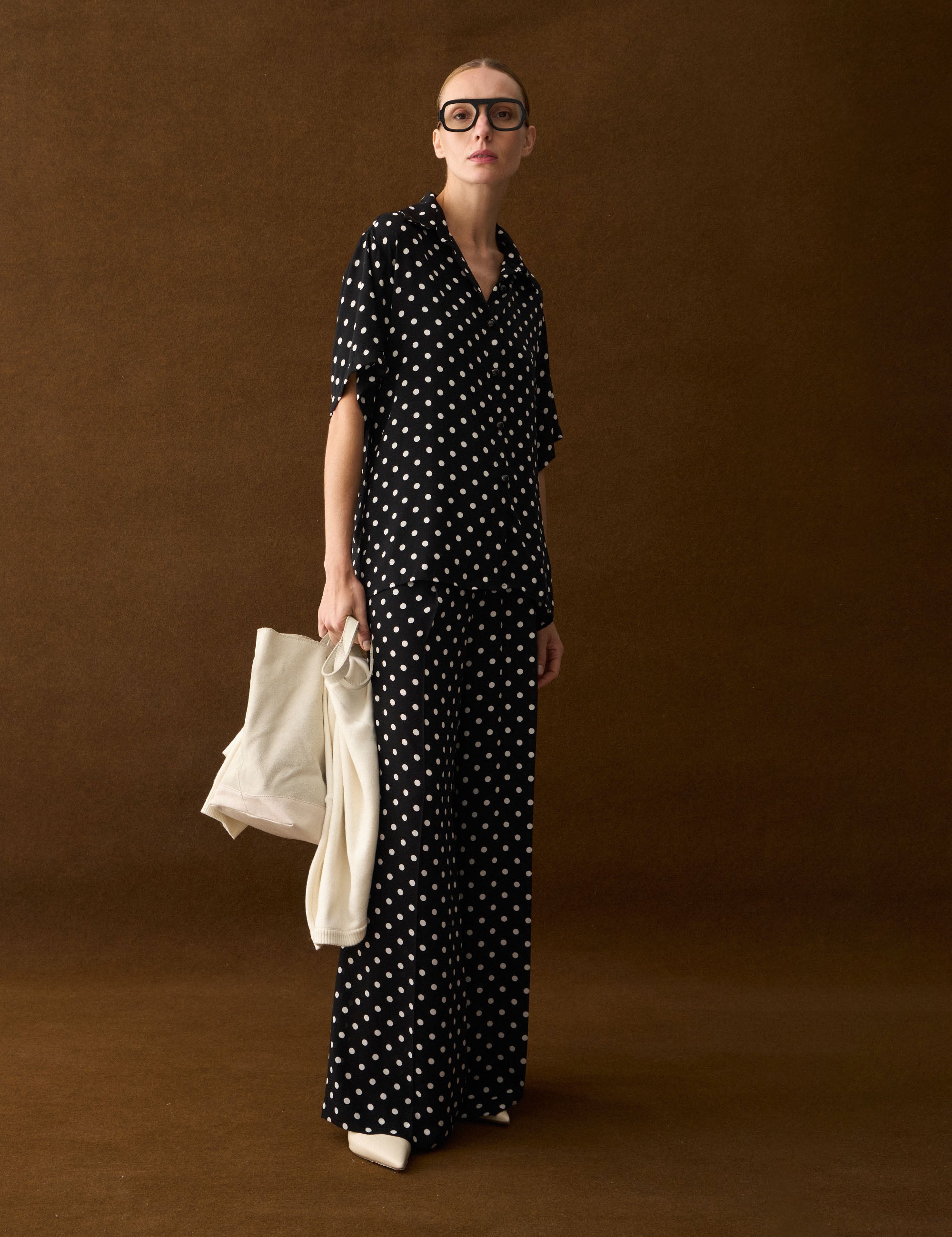 Conjunto Sofia Poá Preto