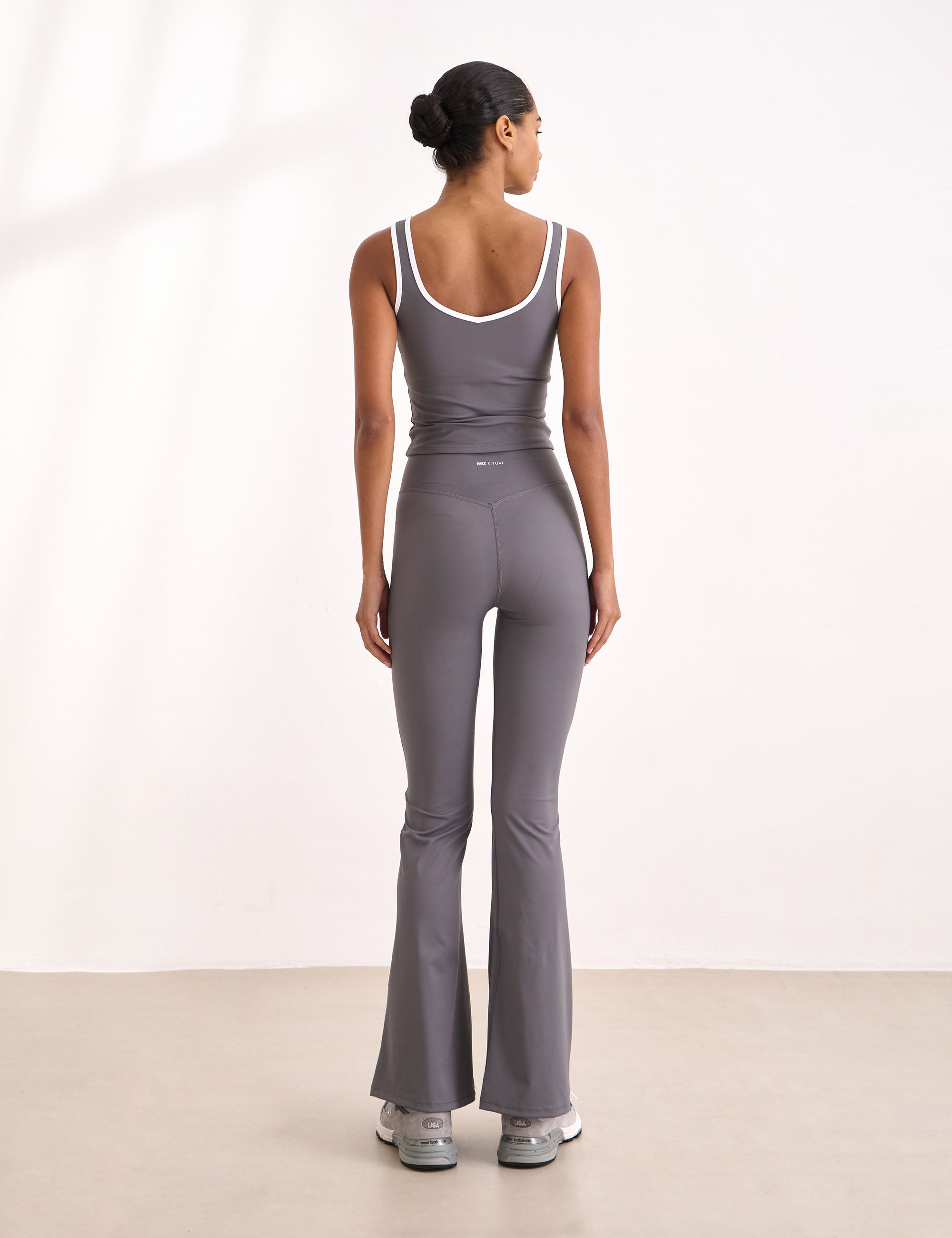 Conjunto Wellness Malha Cinza