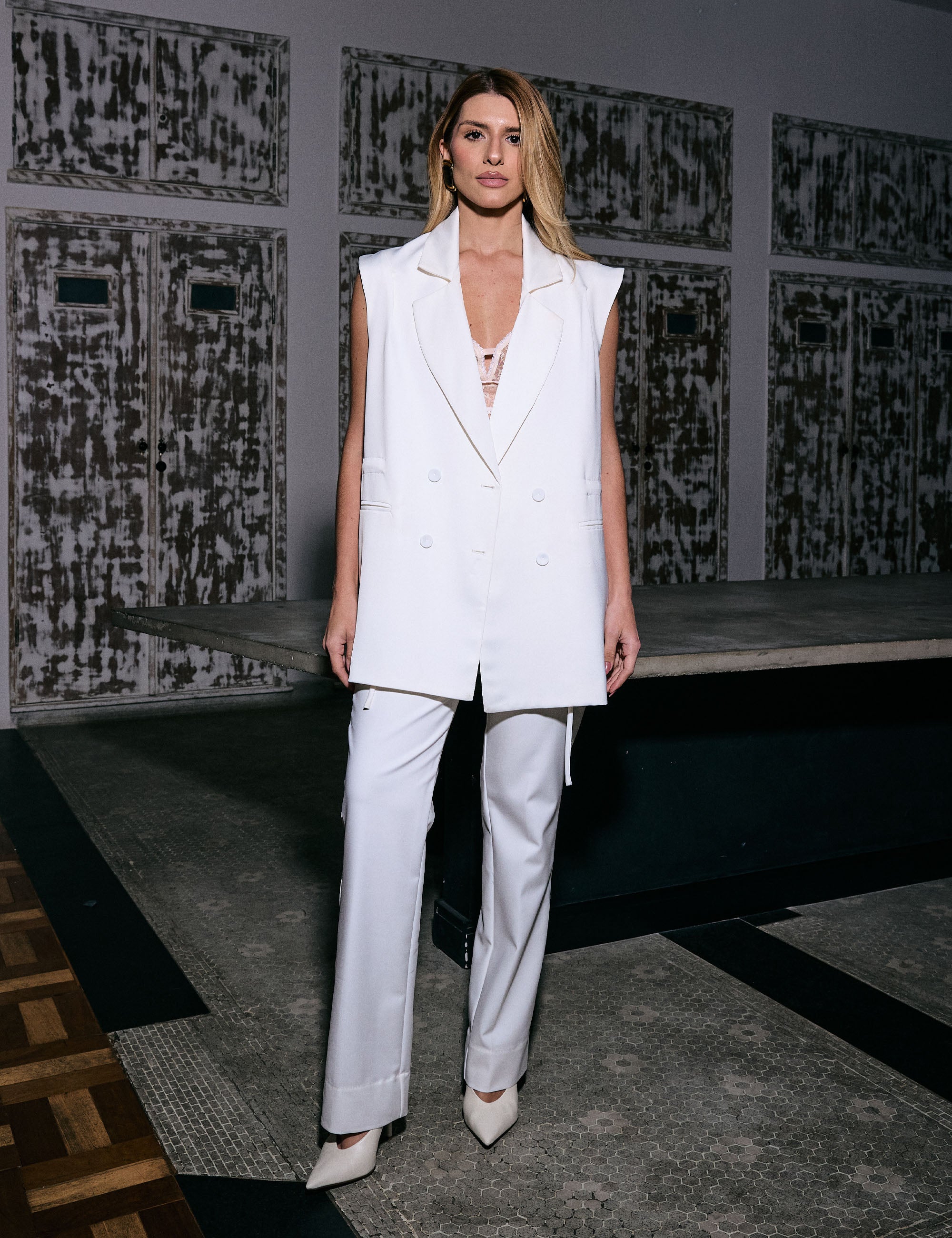 Colete Soleil Alfaiataria Off White