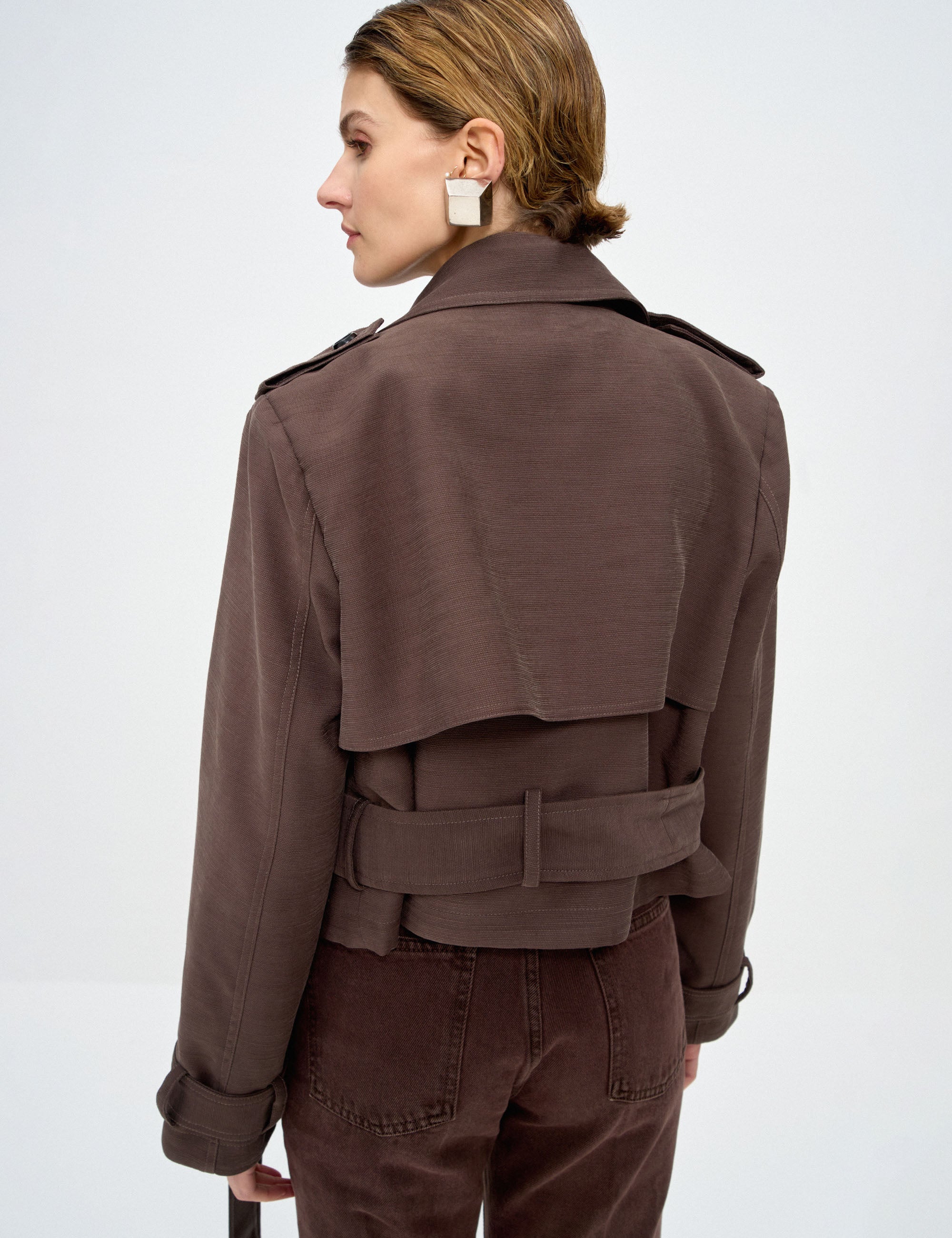 Jaqueta Cecília Viscose Marrom