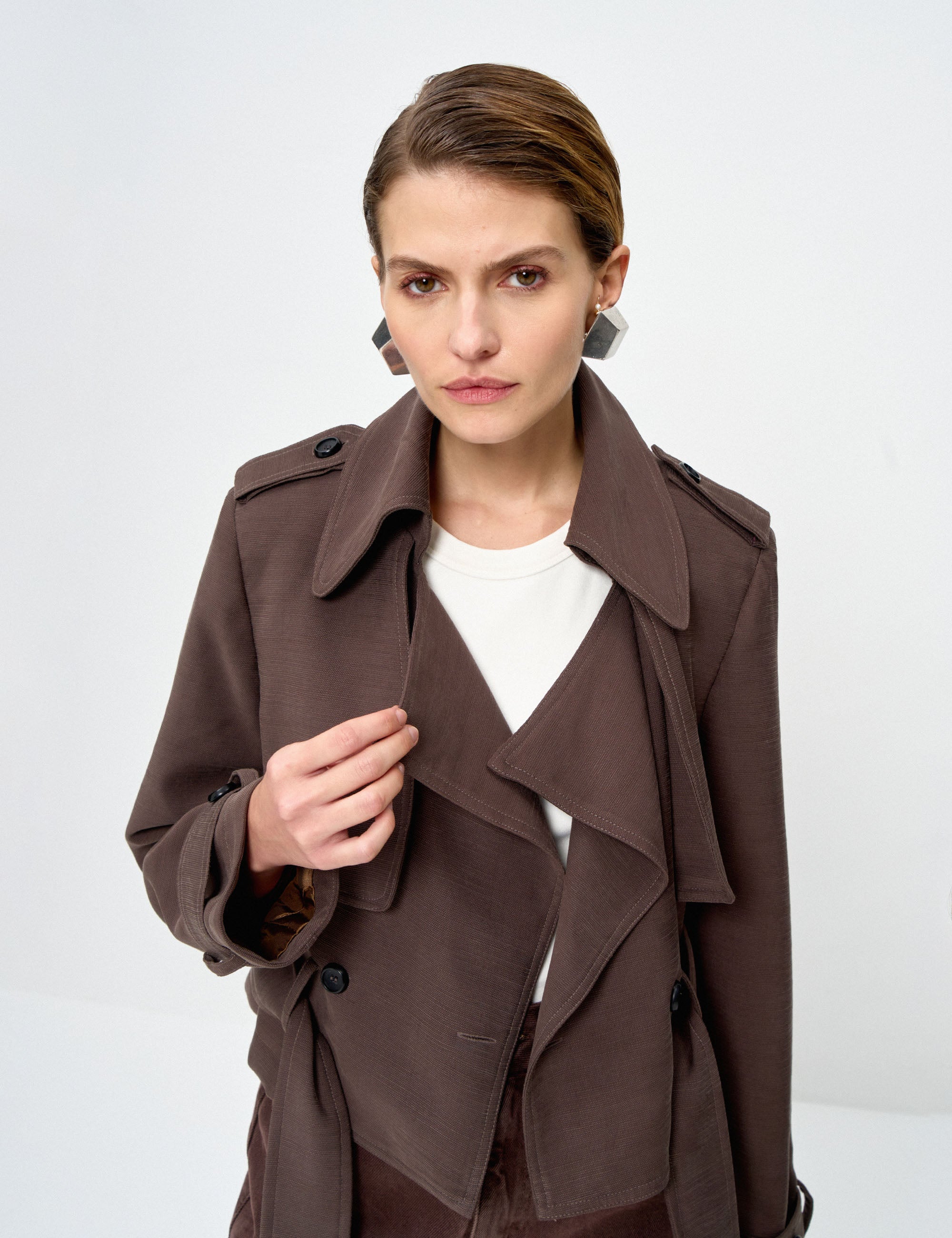 Jaqueta Cecília Viscose Marrom