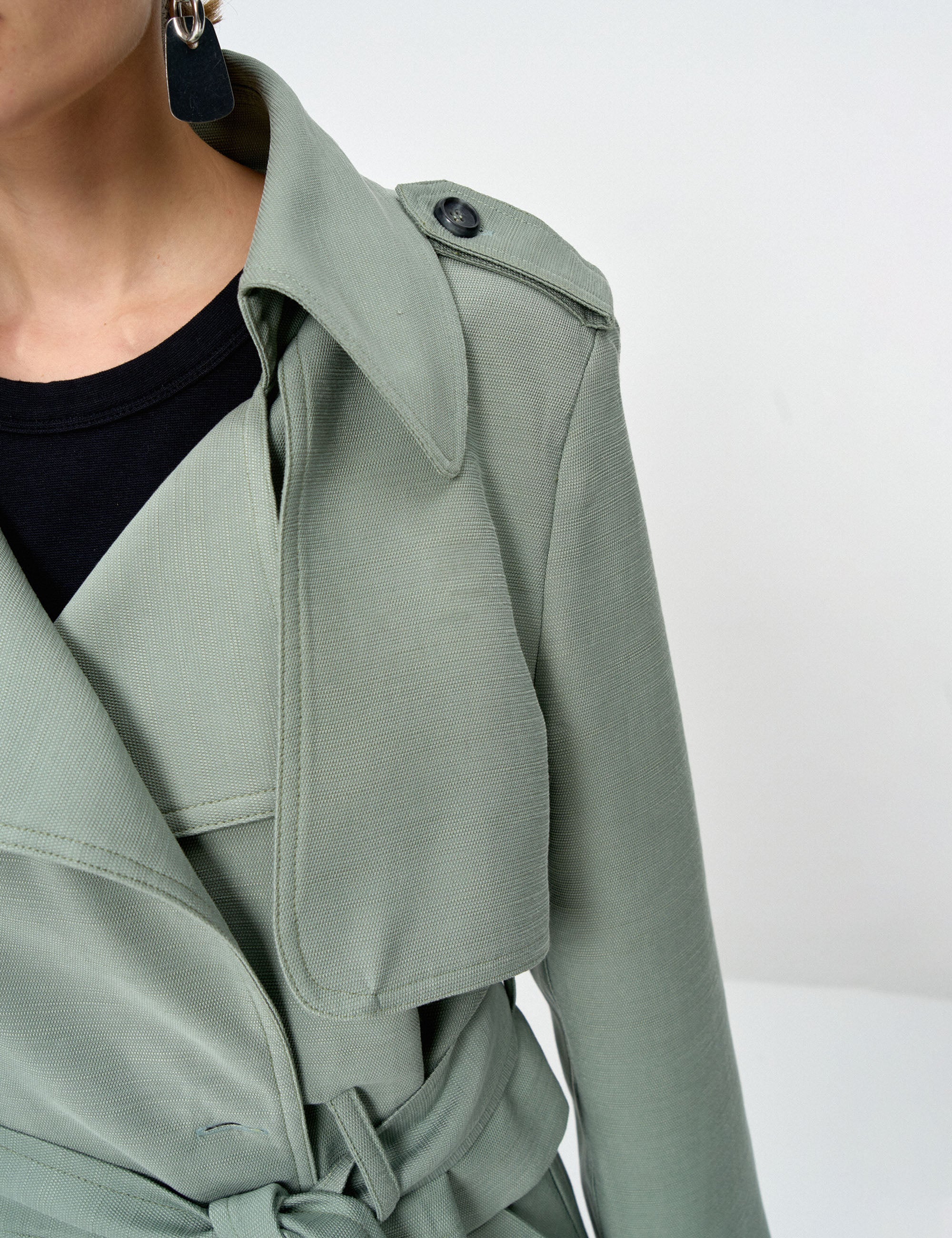 Jaqueta Cecília Viscose Oliva