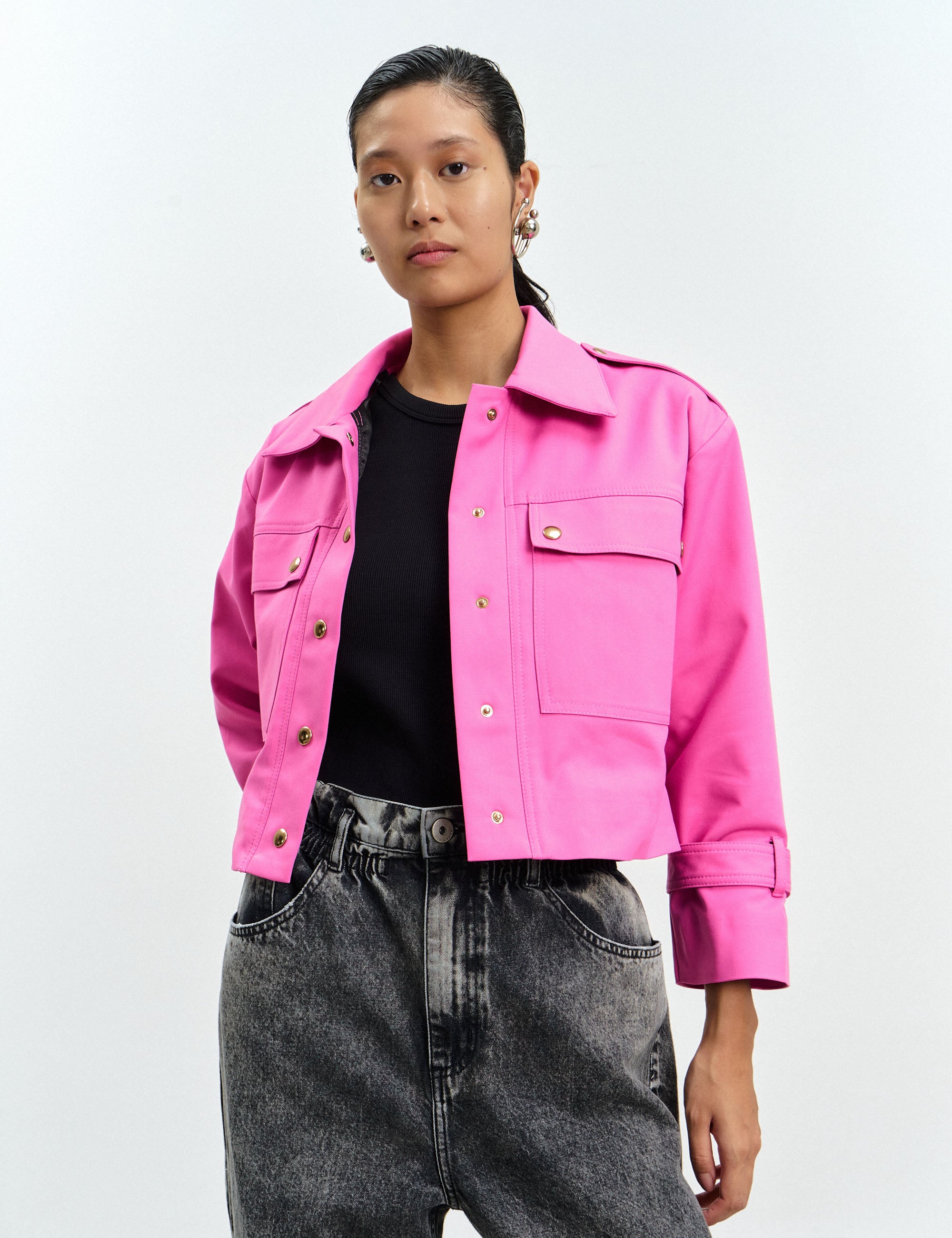 Jaqueta Fiorella Alfaiataria Rosa