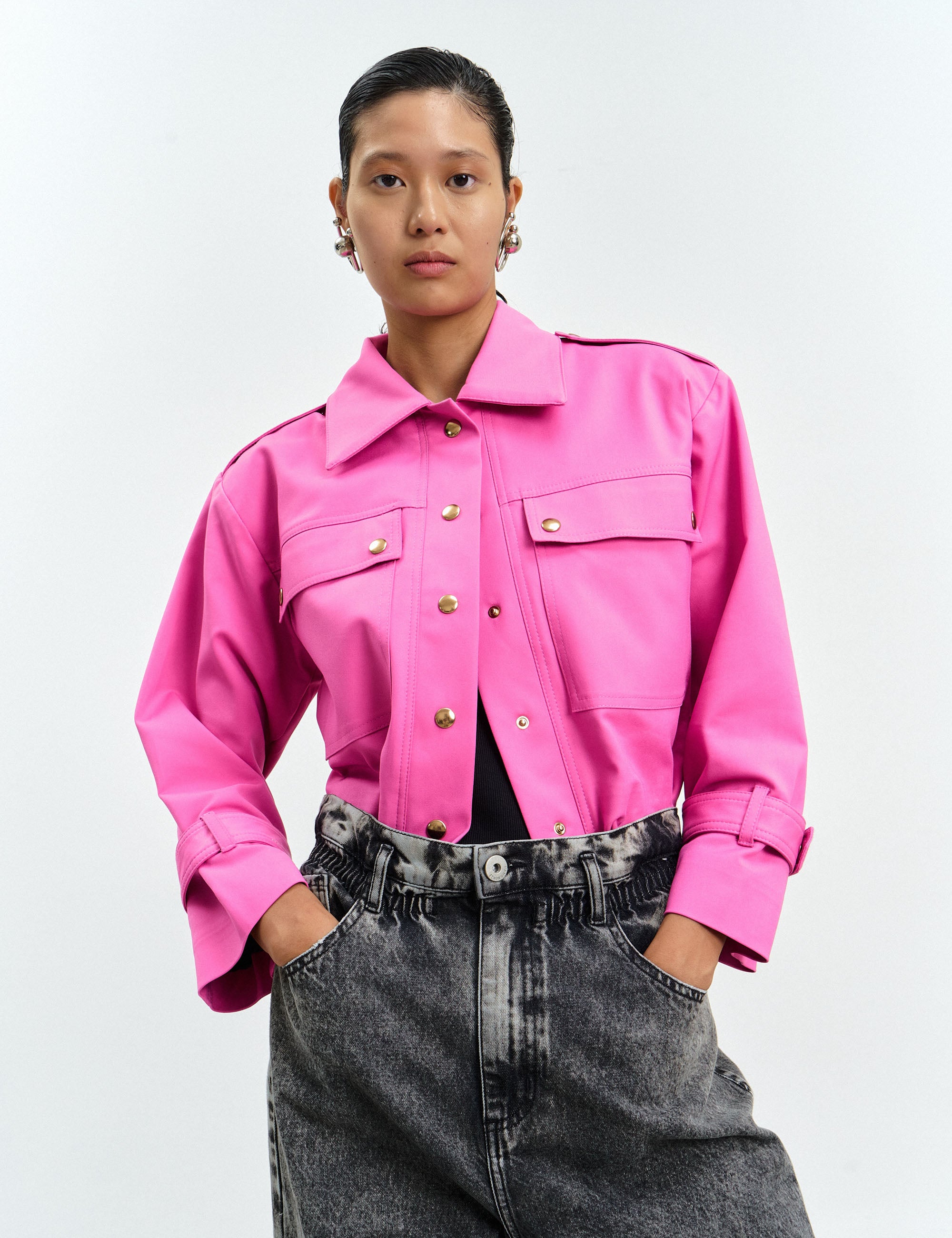 Jaqueta Fiorella Alfaiataria Rosa