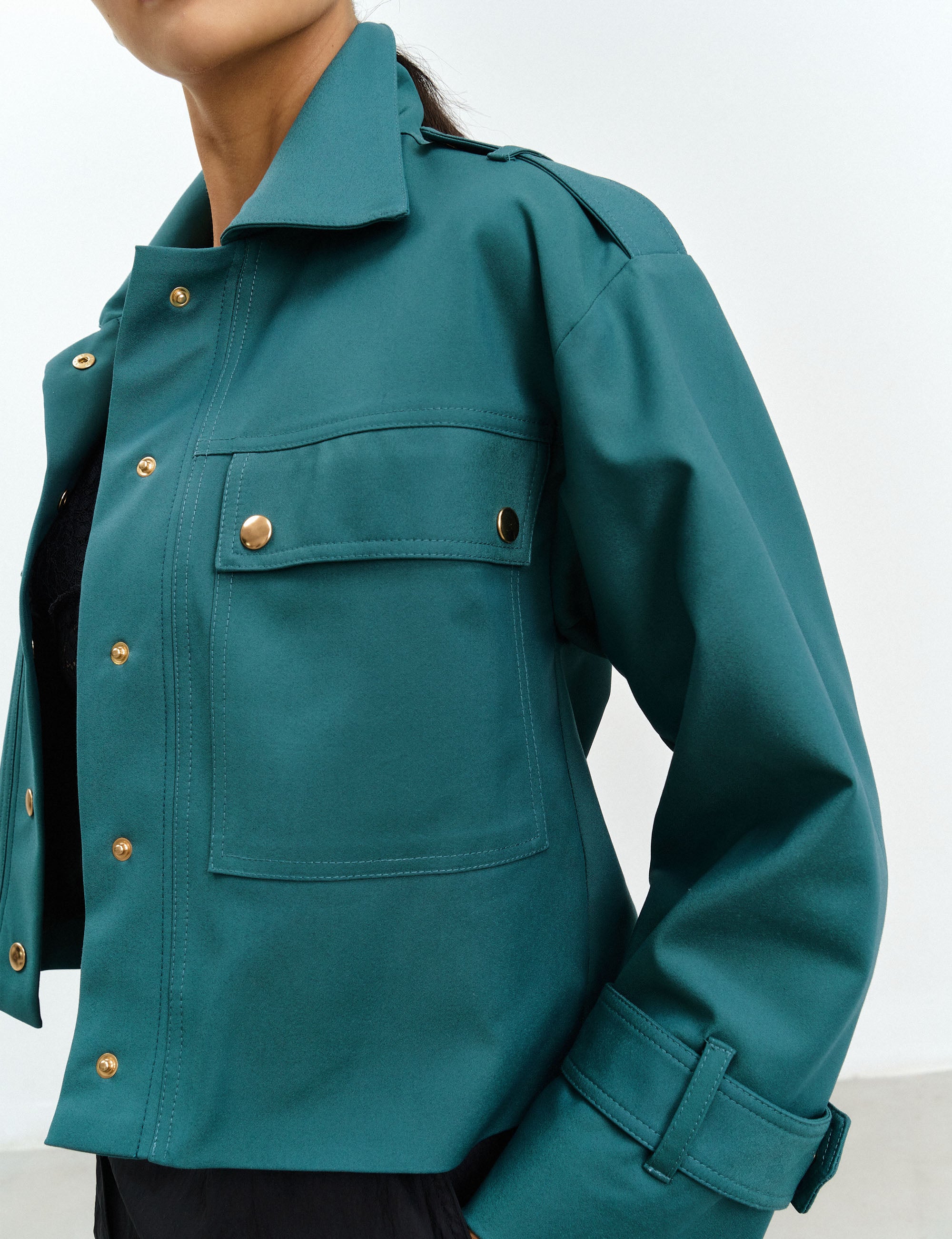 Jaqueta Fiorella Alfaiataria Verde