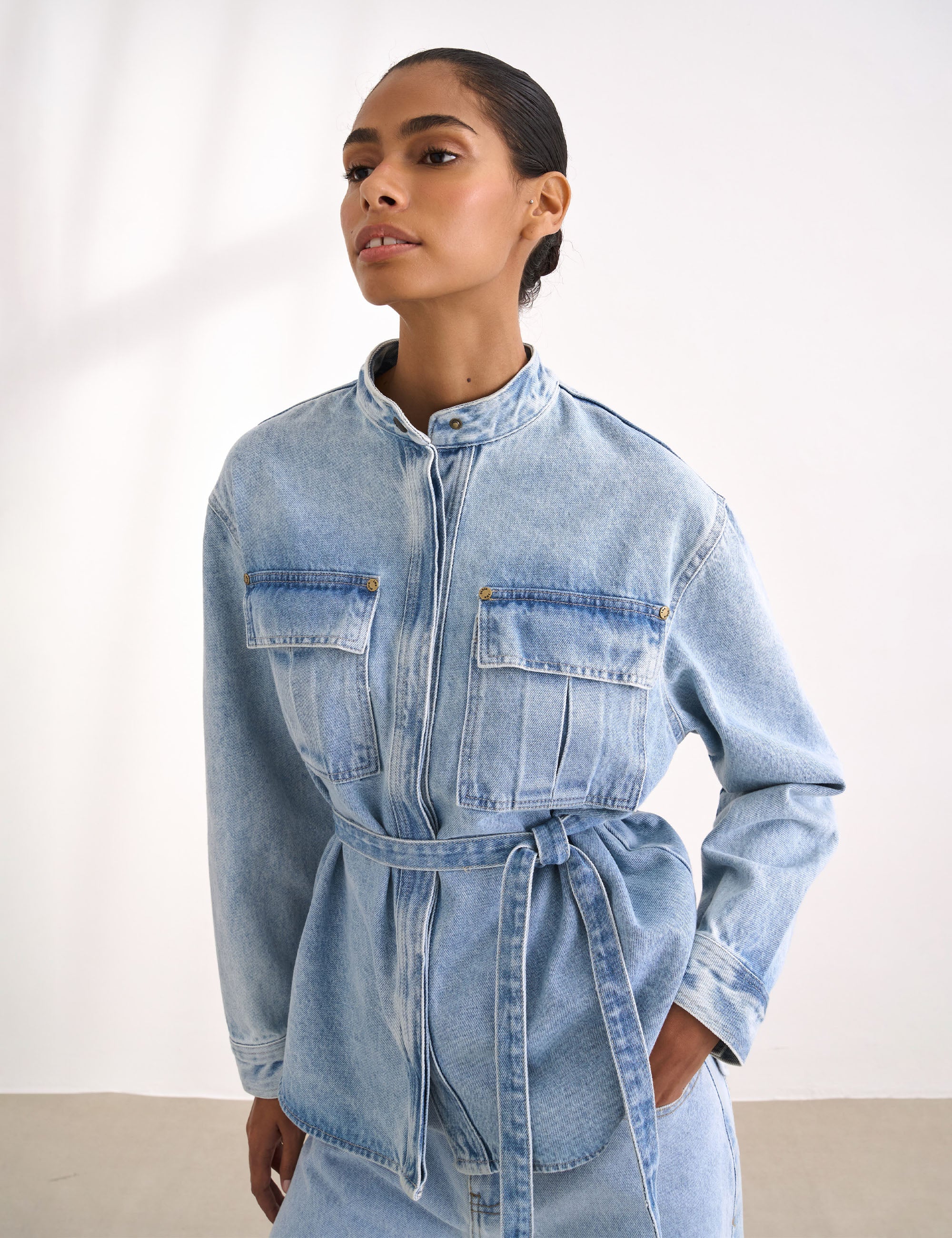 Jacket Luna Denim Claro