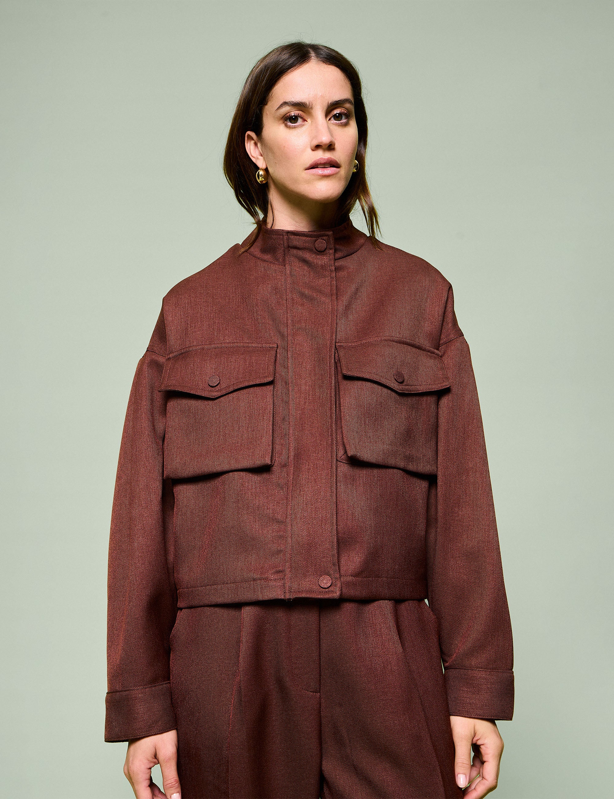 Jaqueta Normandia Alfaiataria Marrom