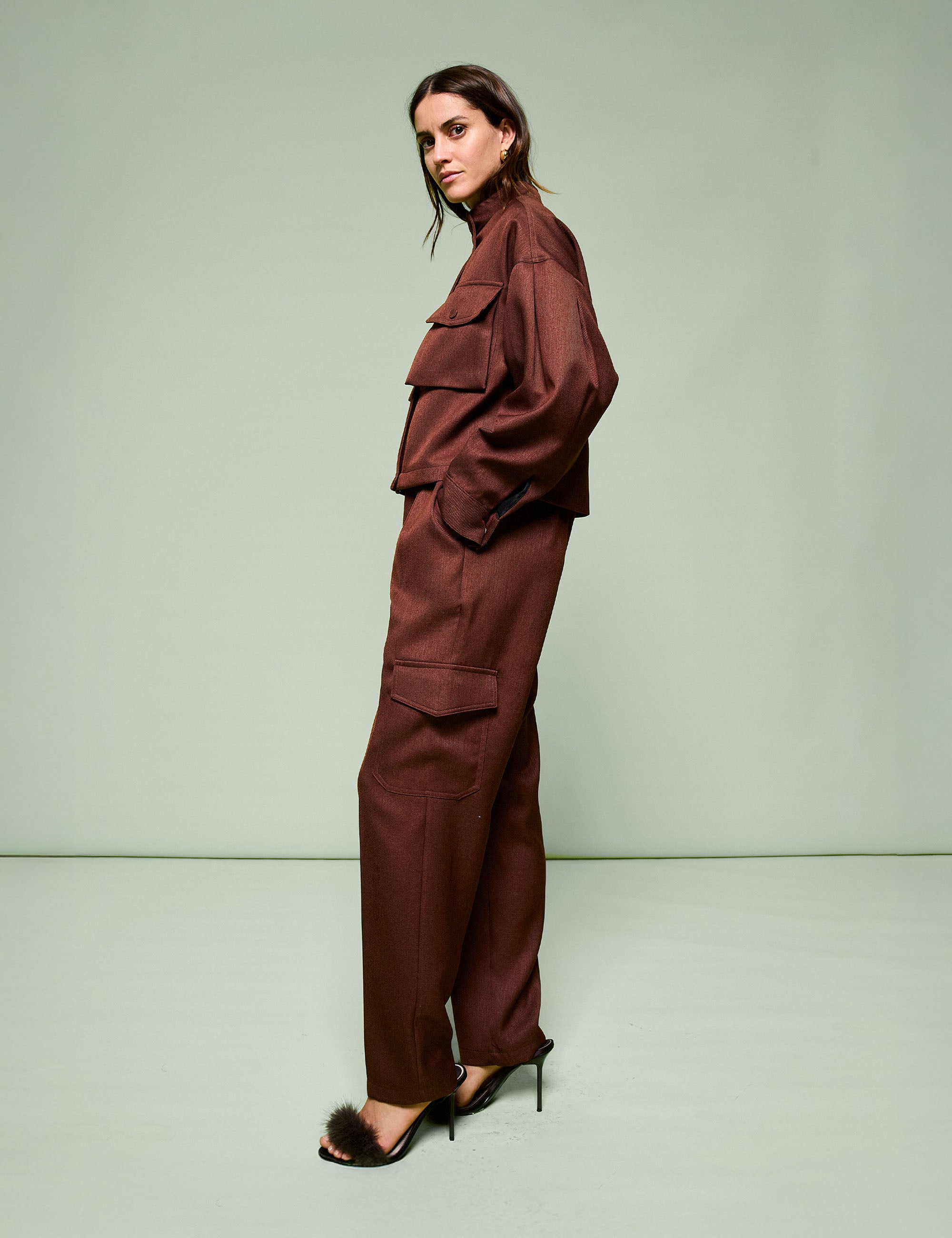 Jaqueta Normandia Alfaiataria Marrom