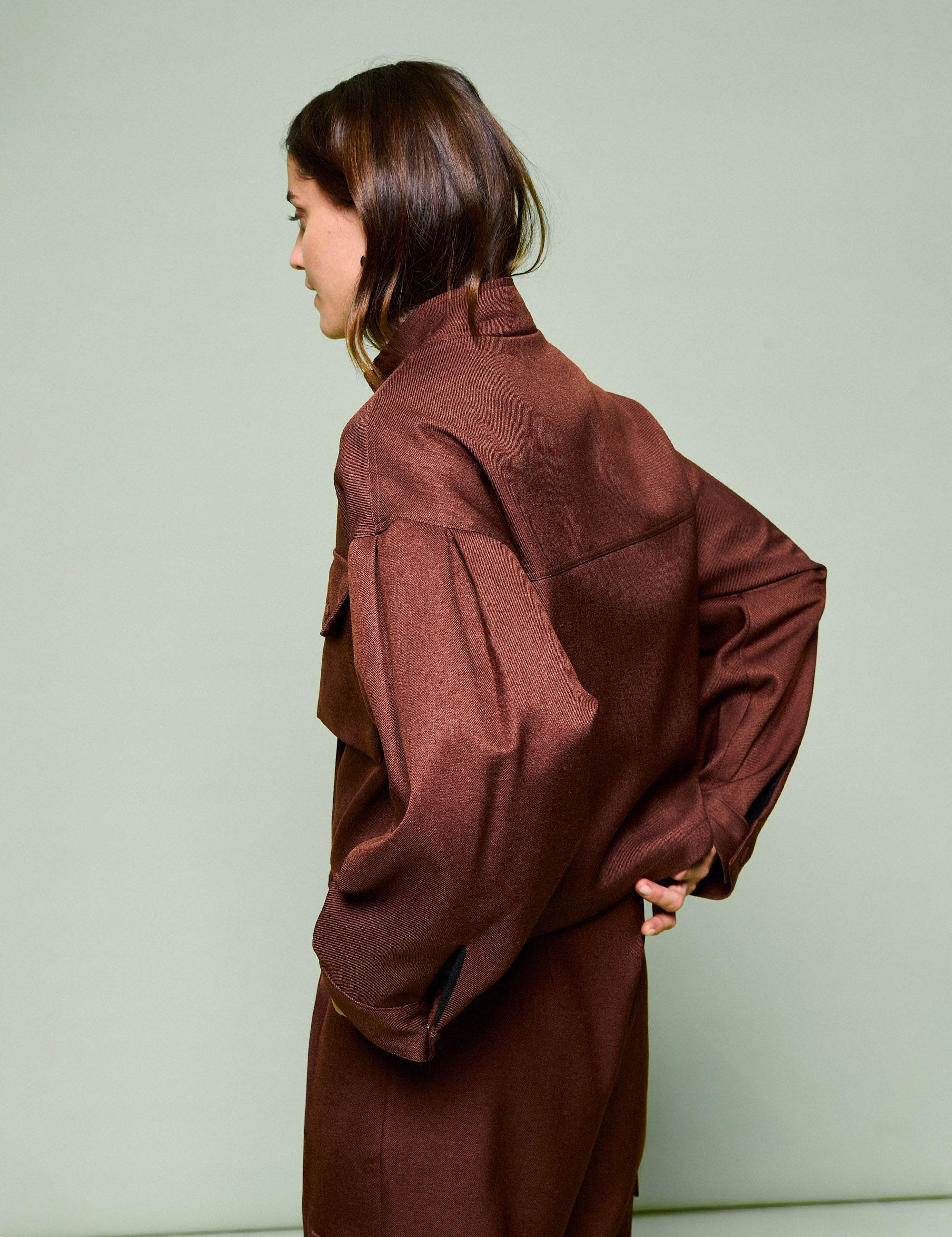 Jaqueta Normandia Alfaiataria Marrom