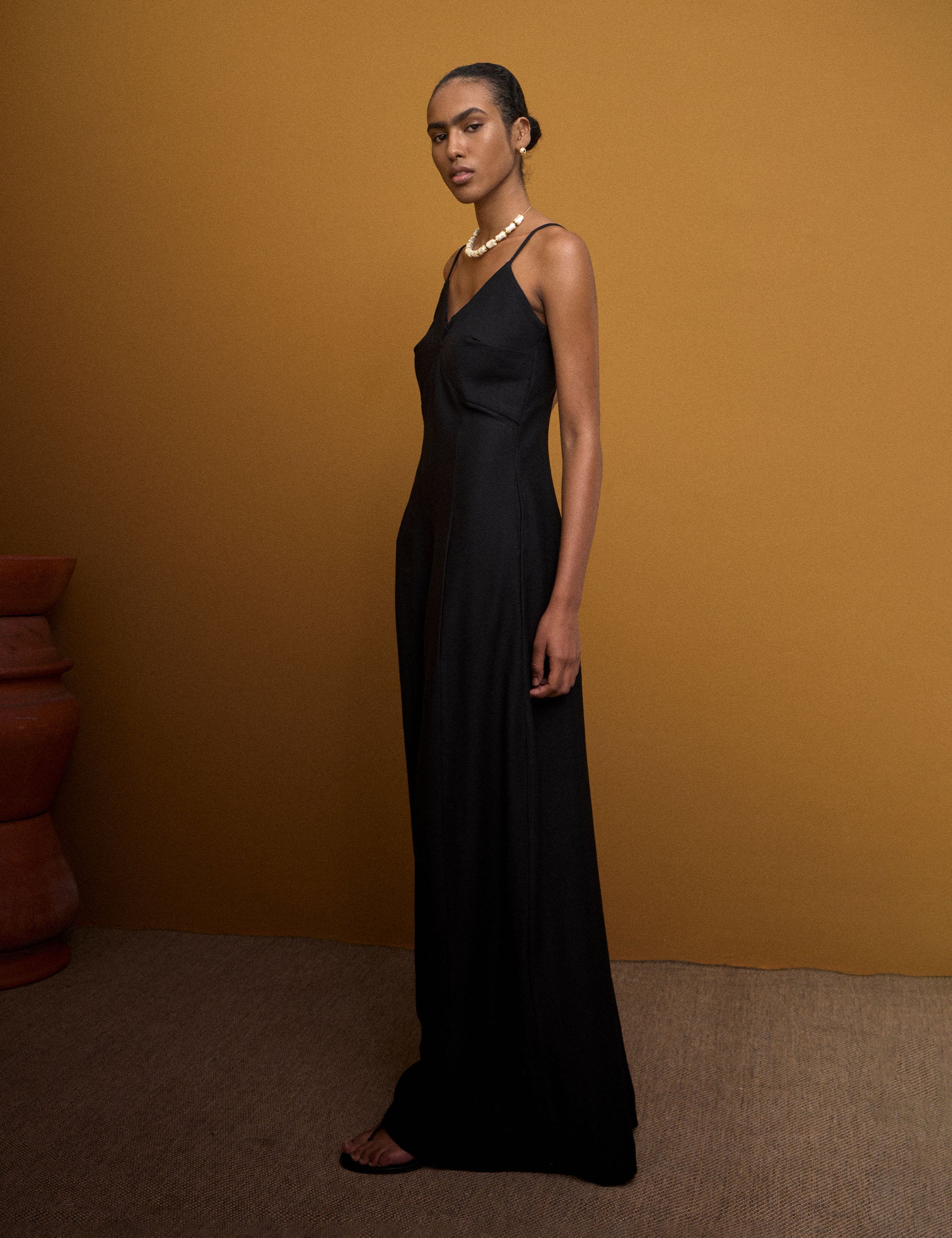 Macacão Leslie Viscose Off White