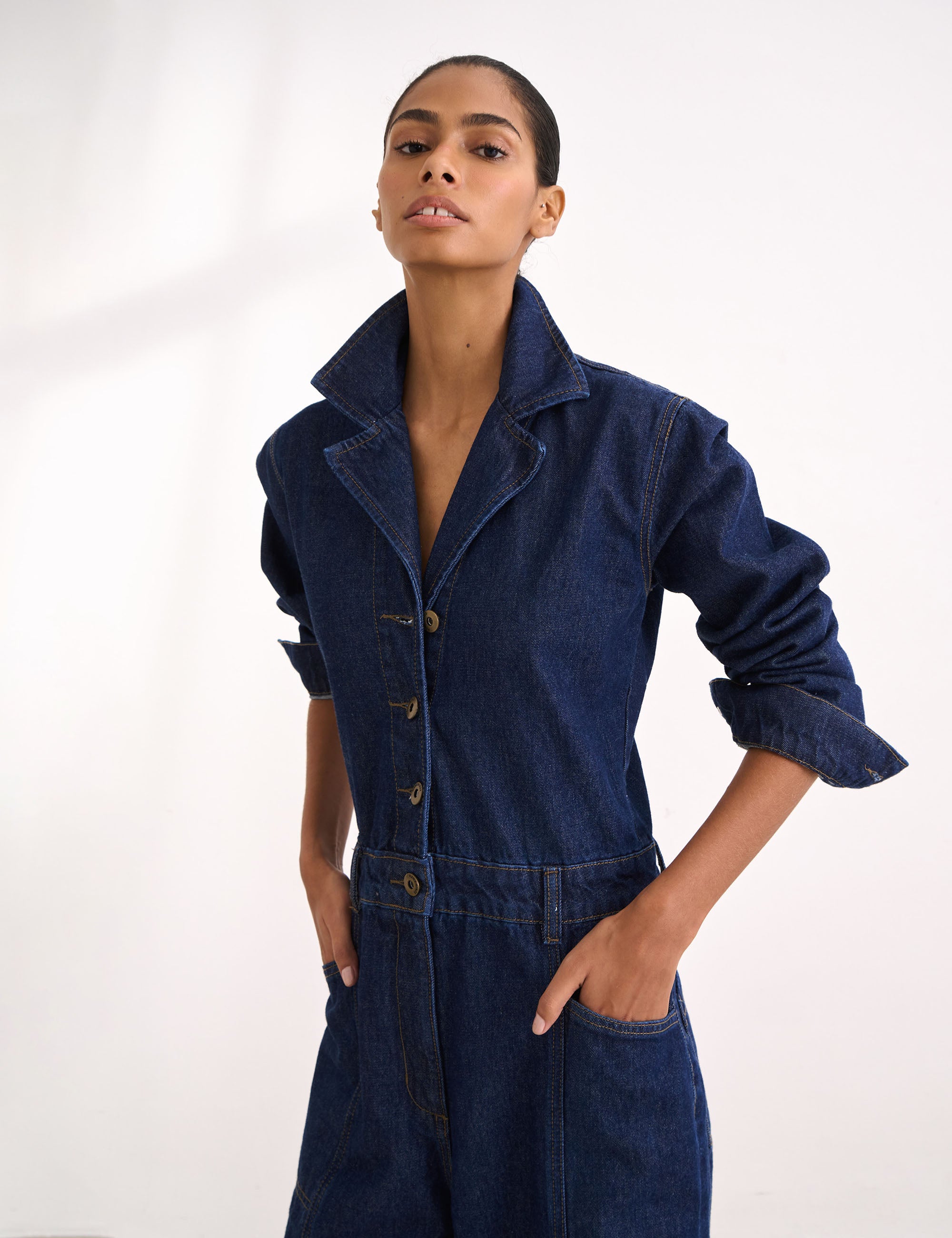 Macacão Michelle Denim Escuro