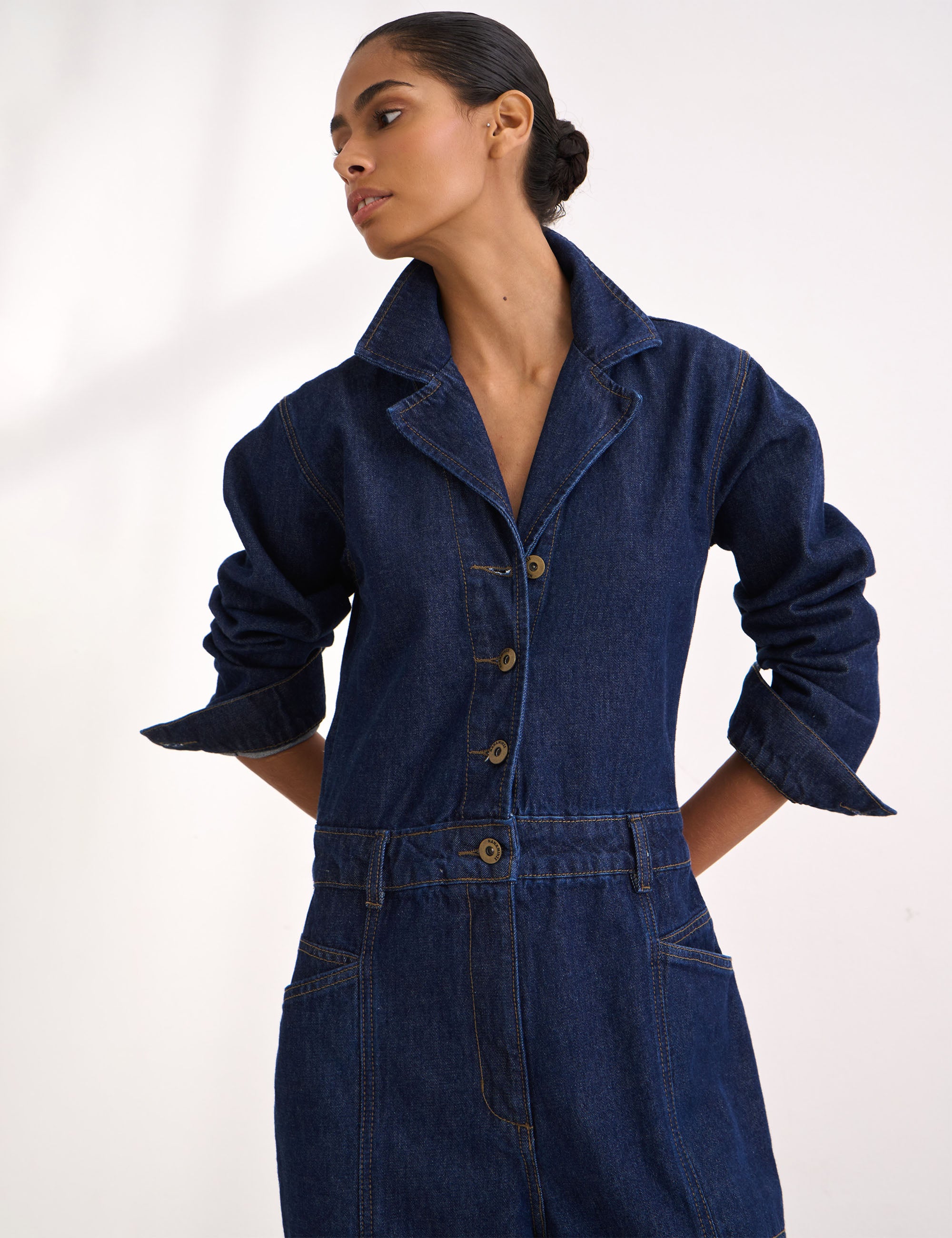 Macacão Michelle Denim Escuro