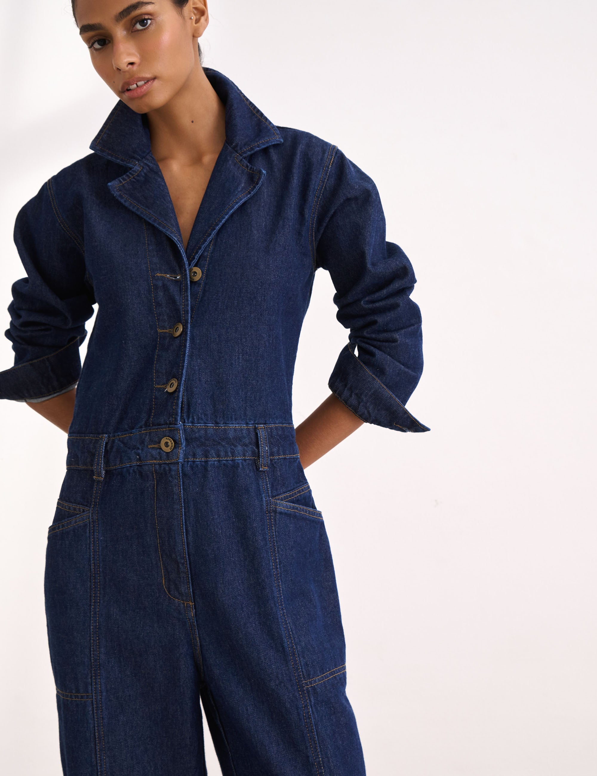 Macacão Michelle Denim Escuro