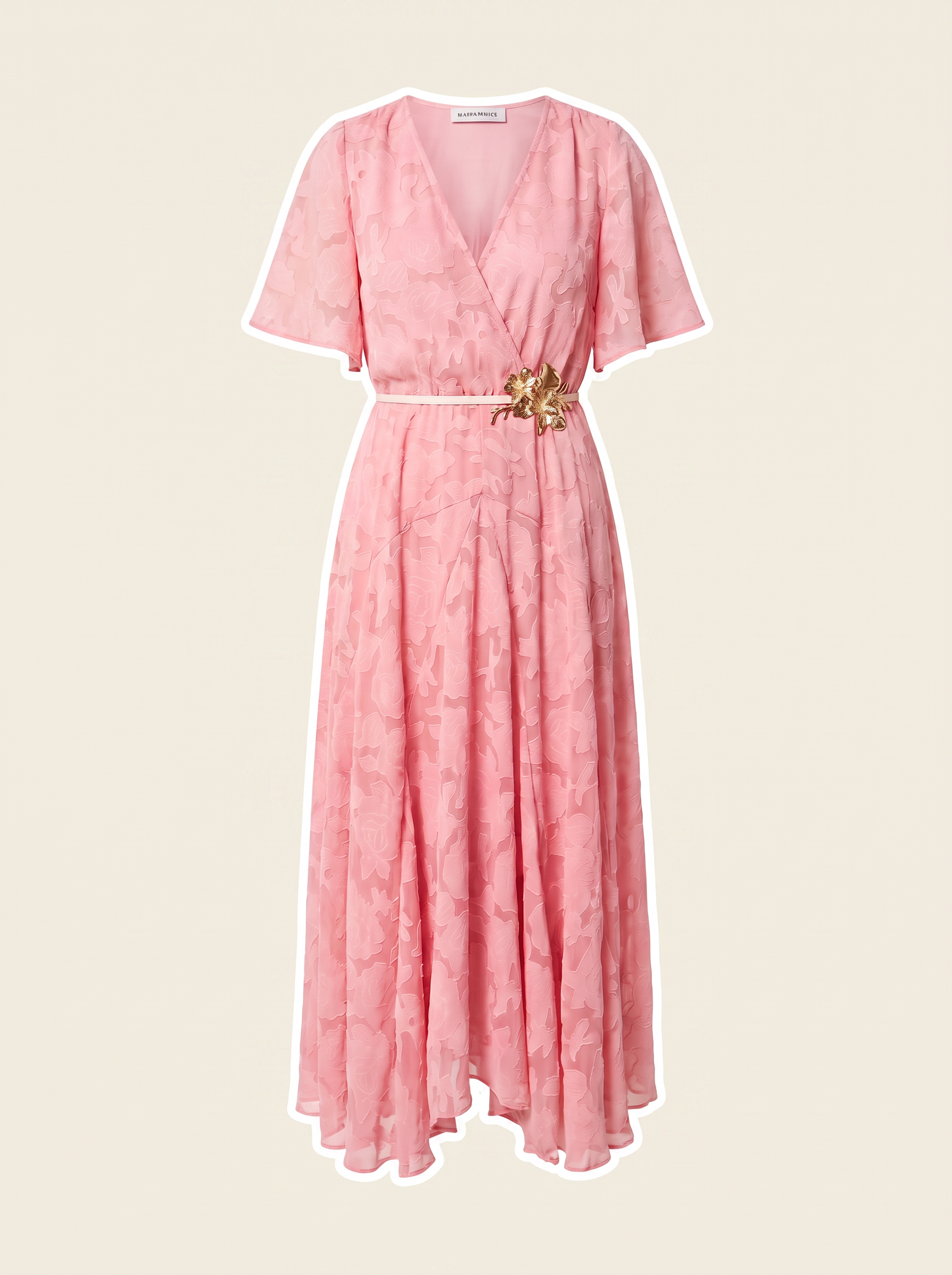 Vestido Nila Chifon Rosa