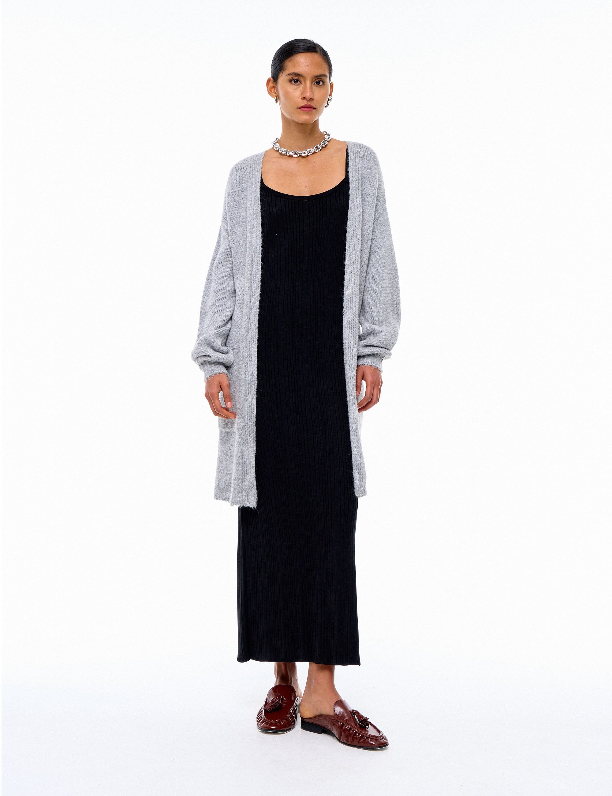 Maxi Cardigan Stella Chumbo