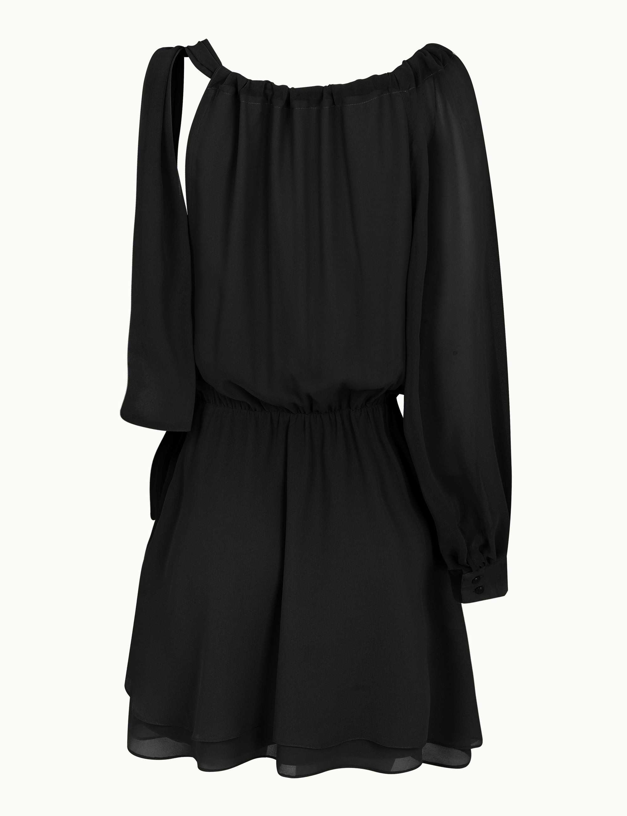 Vestido Firenze Chiffon Preto