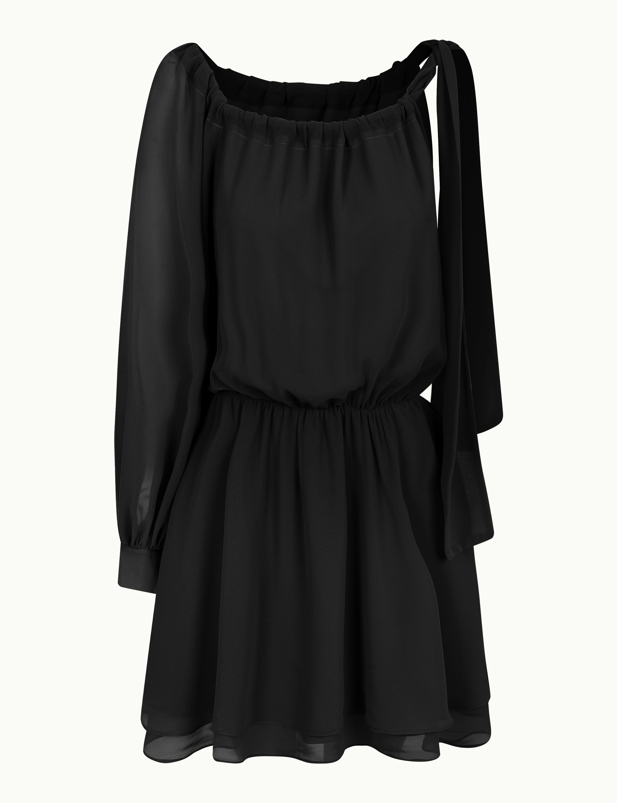Vestido Firenze Chiffon Preto