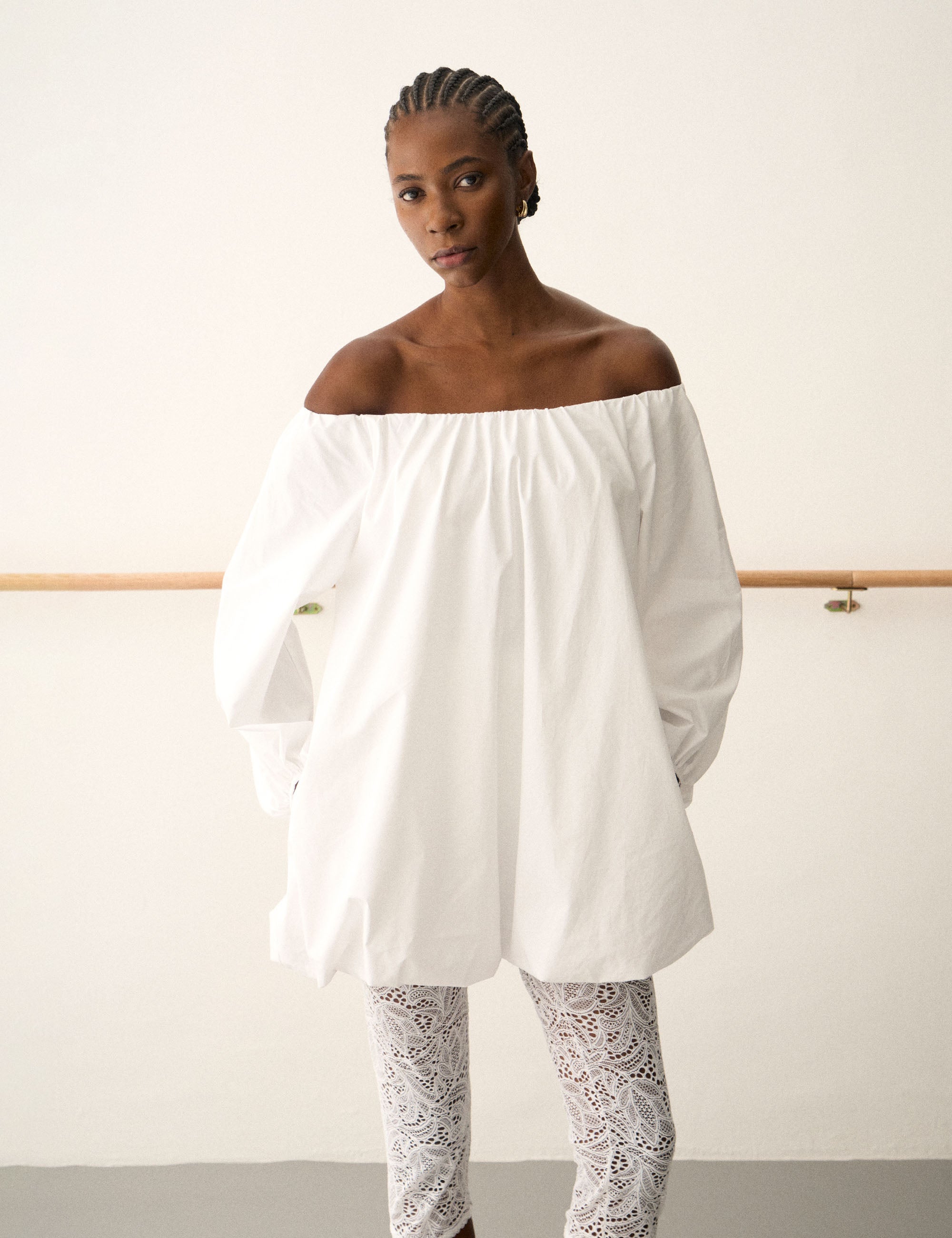 Miniveste Alice Tricoline Off White