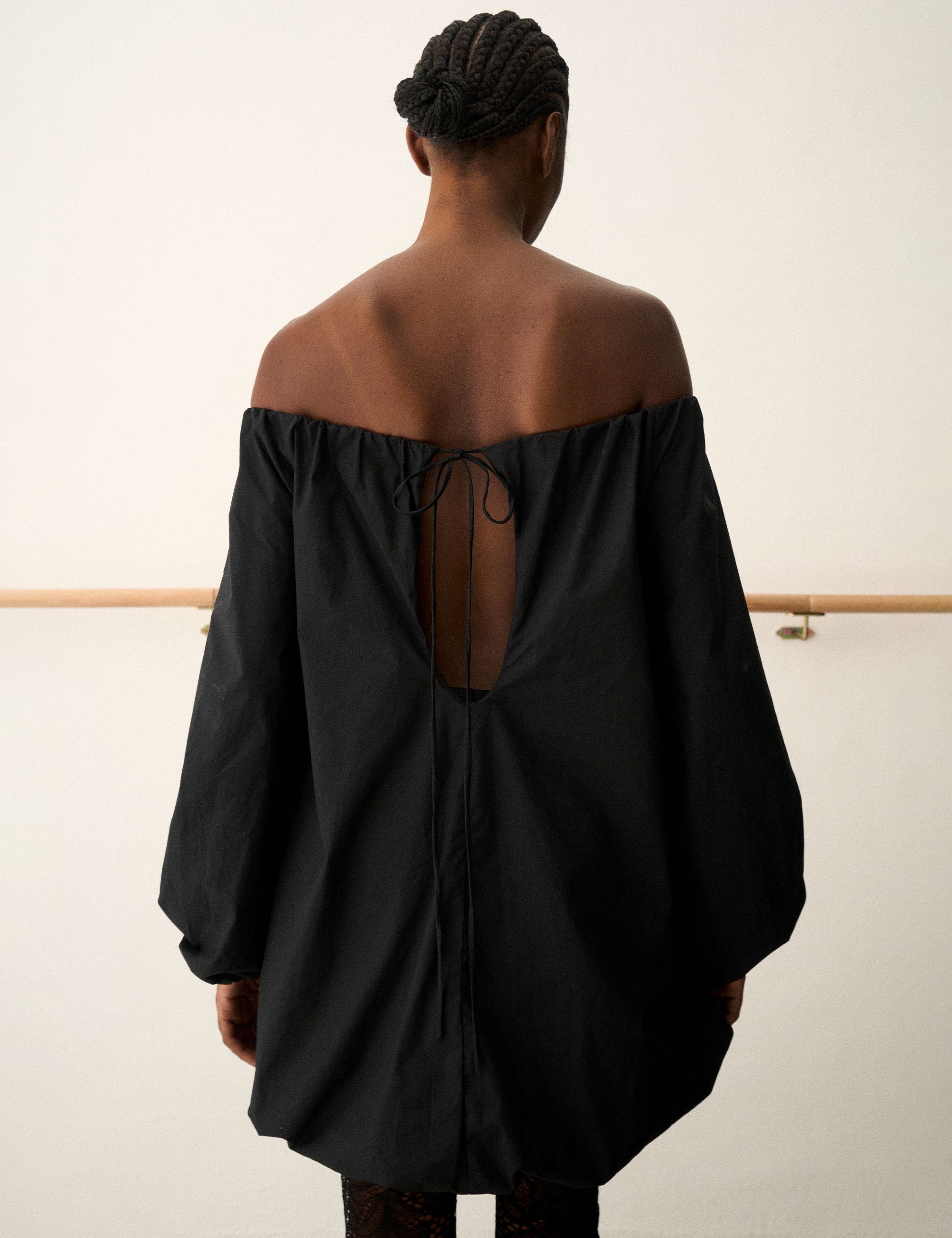 Miniveste Alice Tricoline Preto