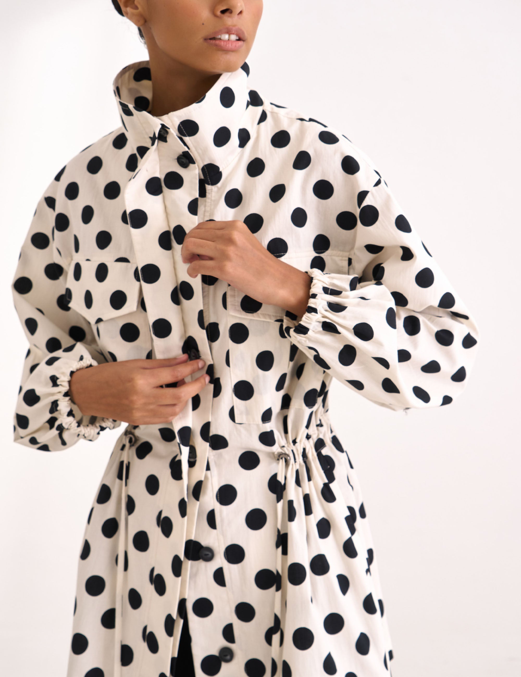 Parka Poka Tricoline Off White