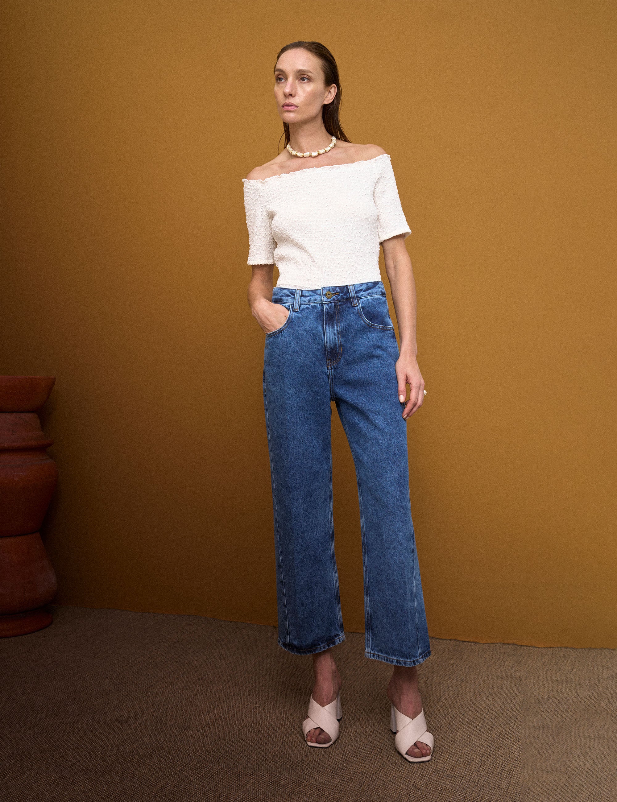 Pantacourt Maite Denim Jeans Medio