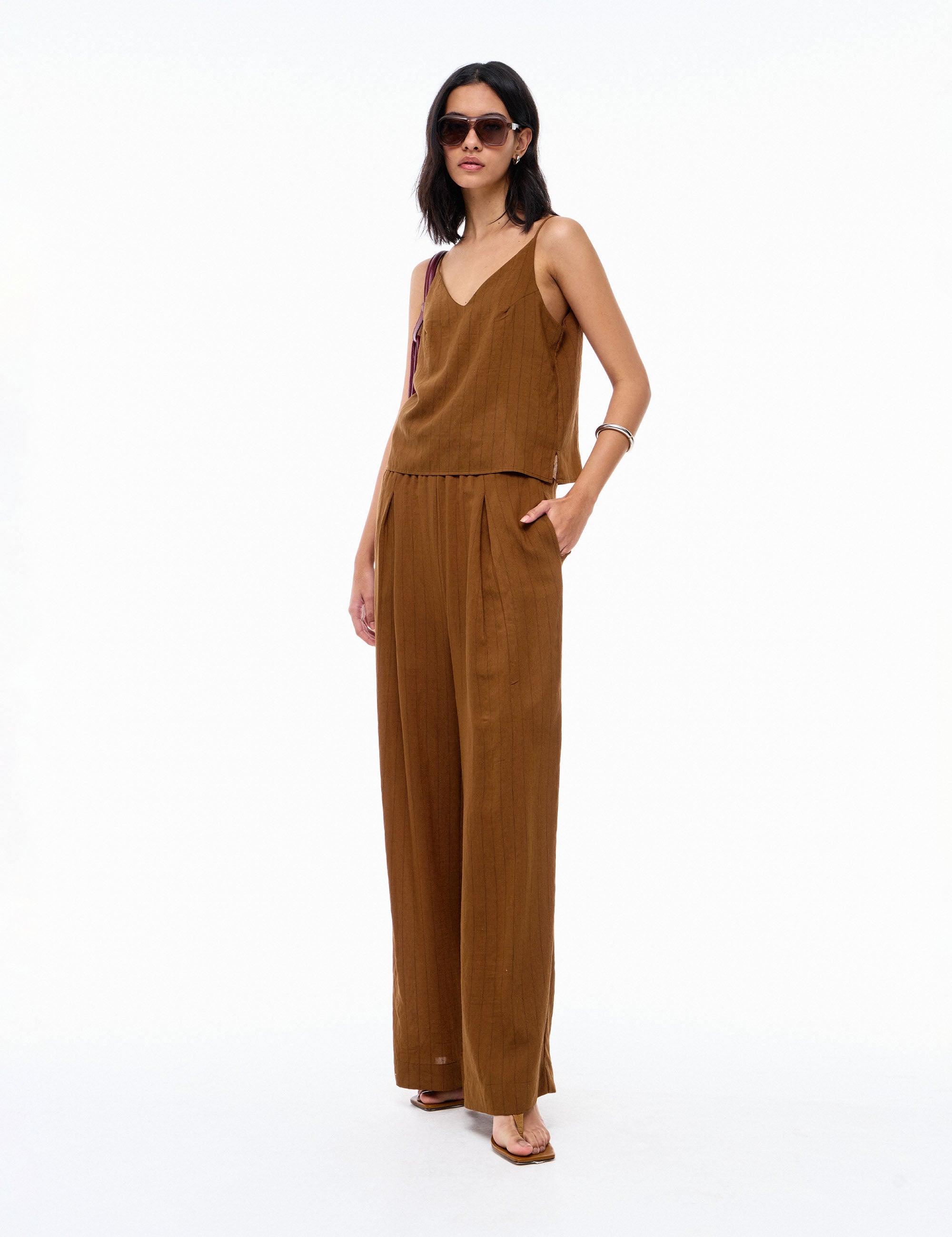 Regata Emanuelly Rayon Marrom