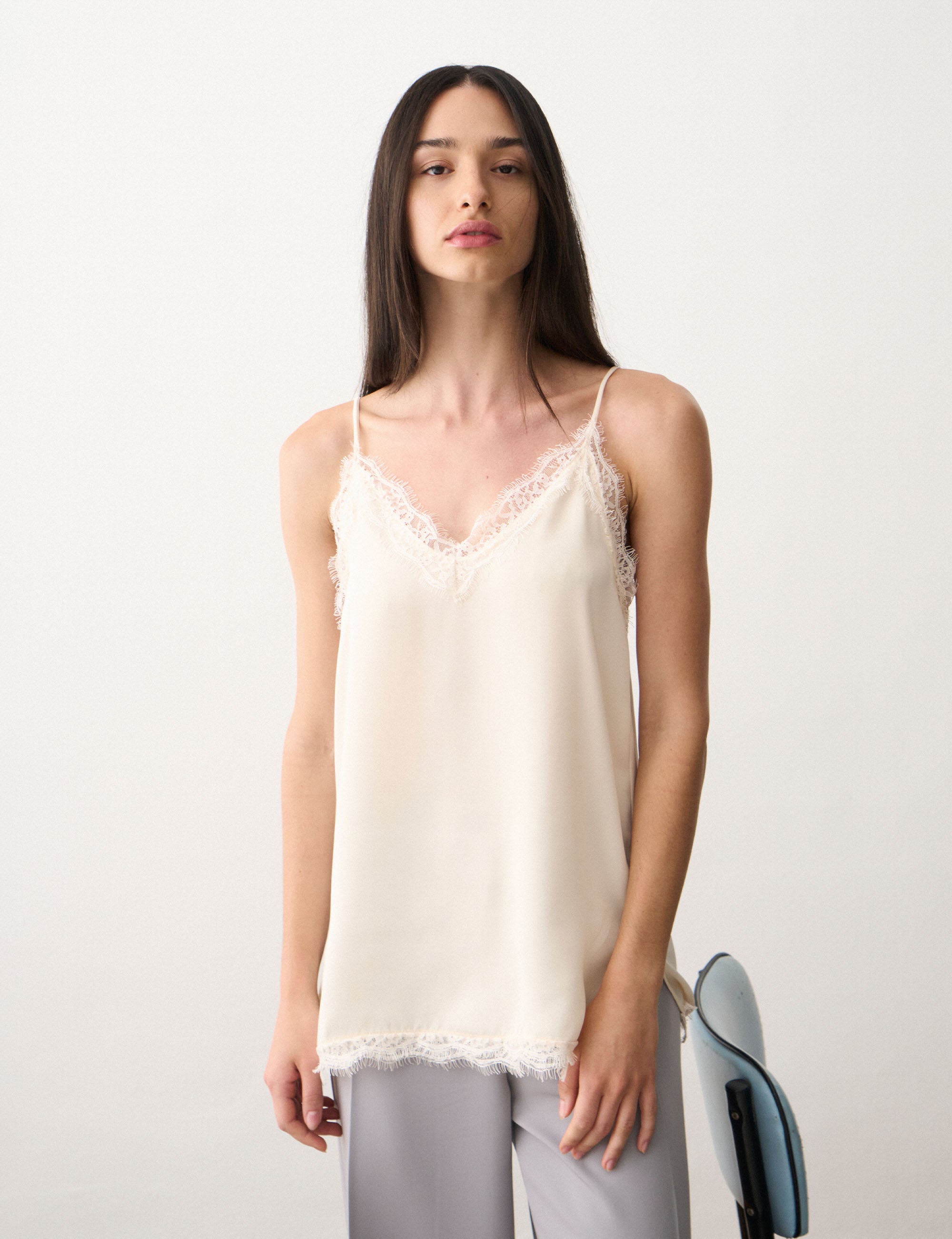 Regata Lingerie Cetim Pérola