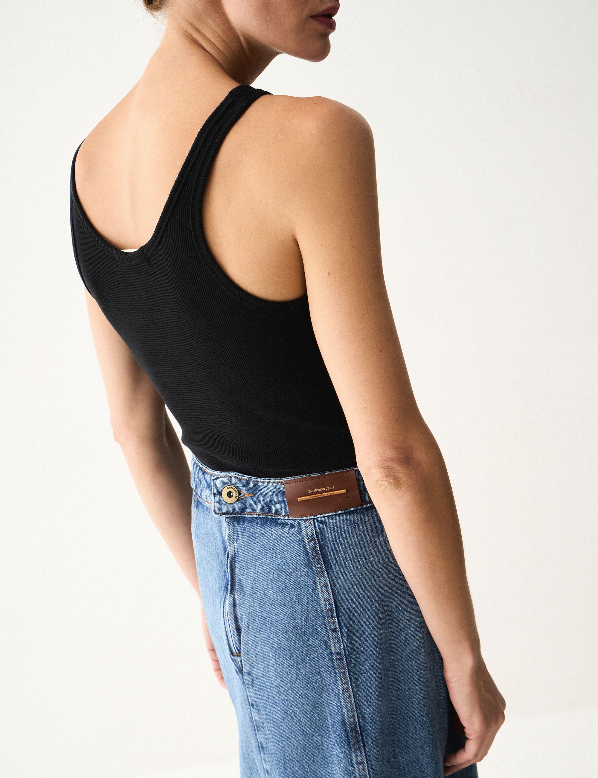 Regata Livia Canelada Preto