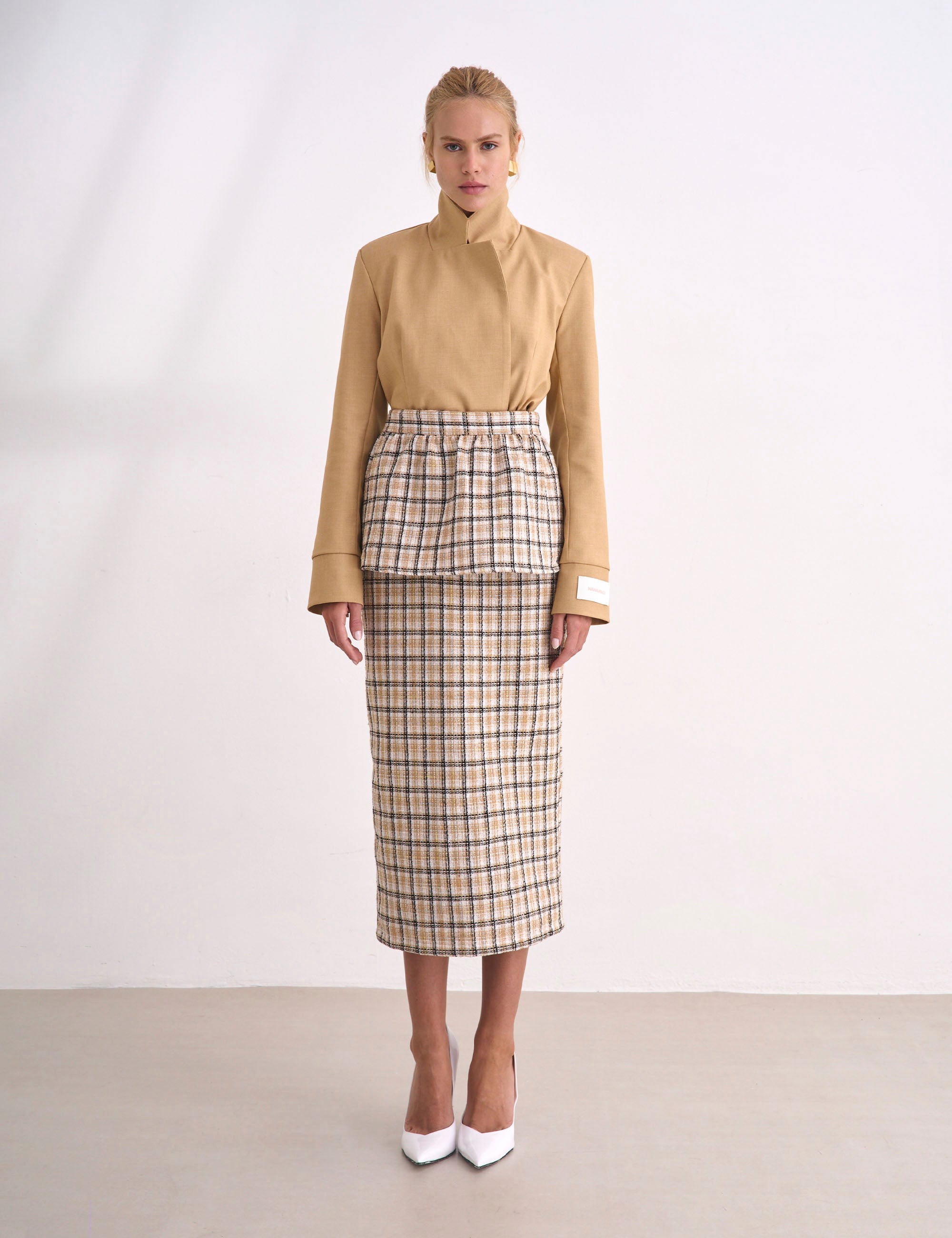 Saia Amy Tweed Bege