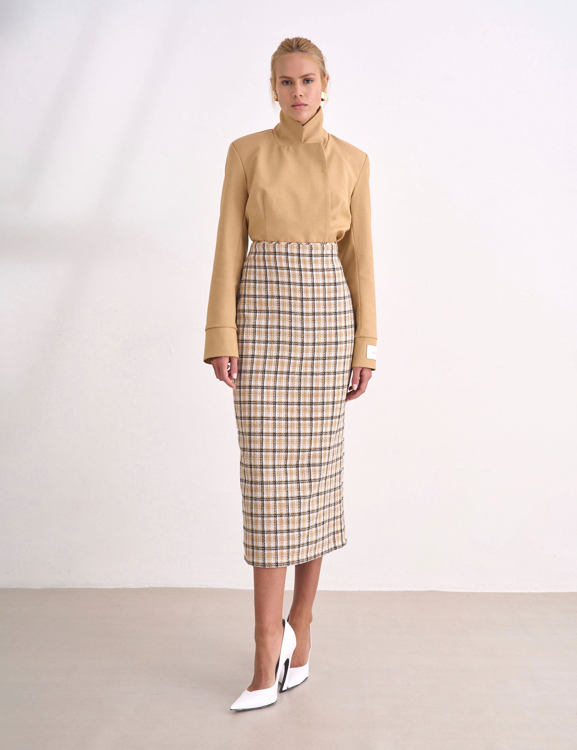 Saia Amy Tweed Bege