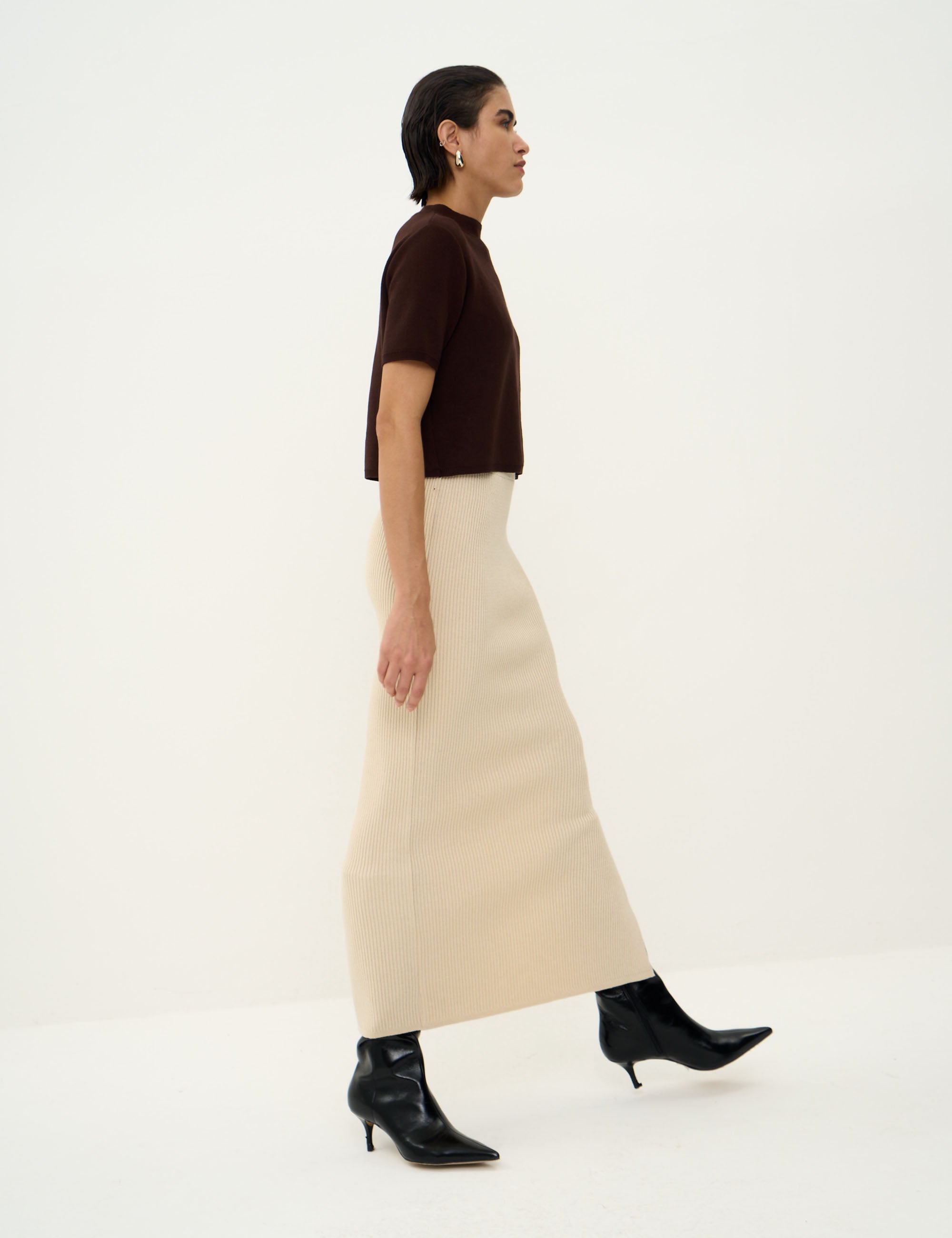 Saia Ariela Tricot Bege