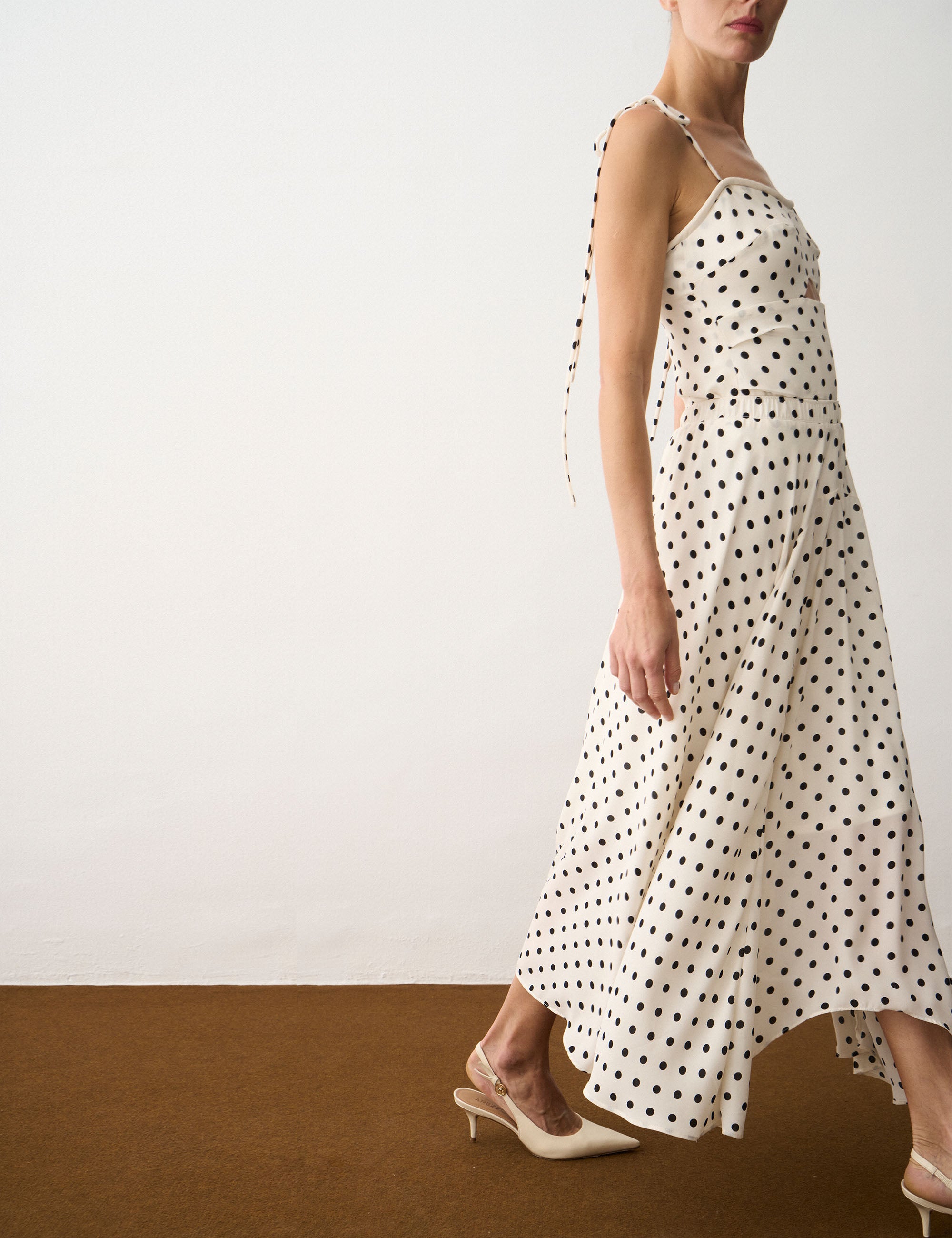 Saia Carina Poá Off White