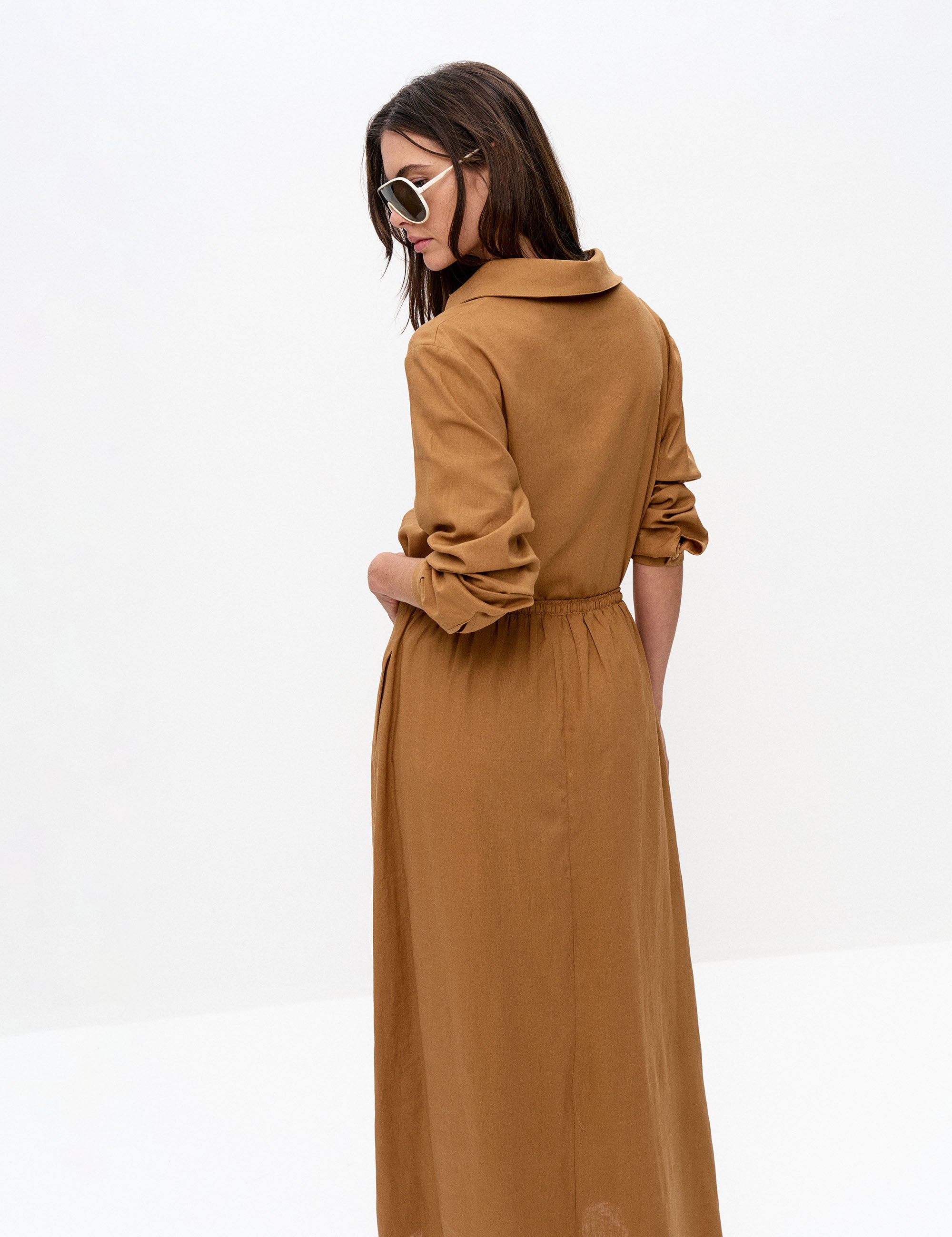 Saia Ceci Viscolinho Pecan