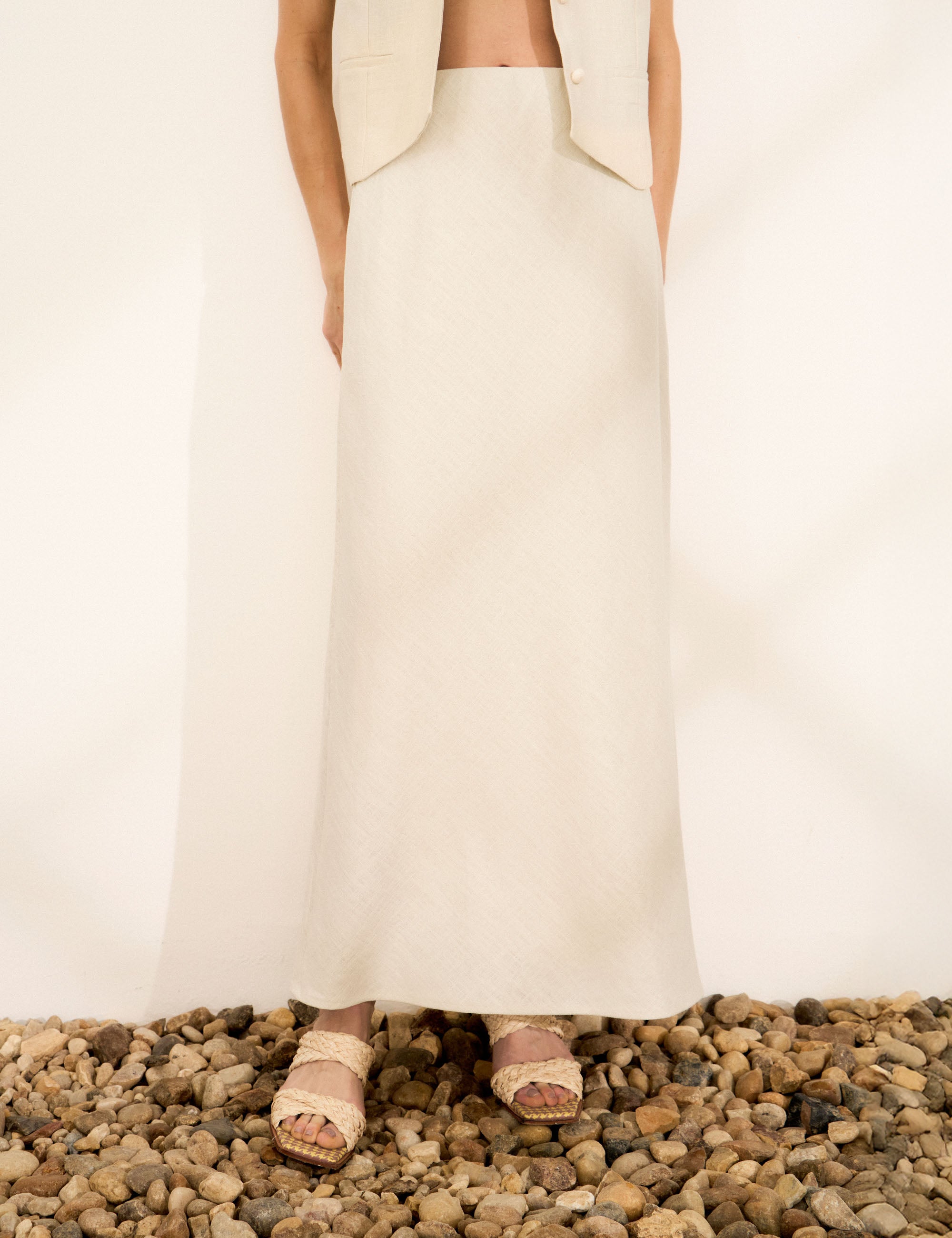 Saia Cora Ramie Areia