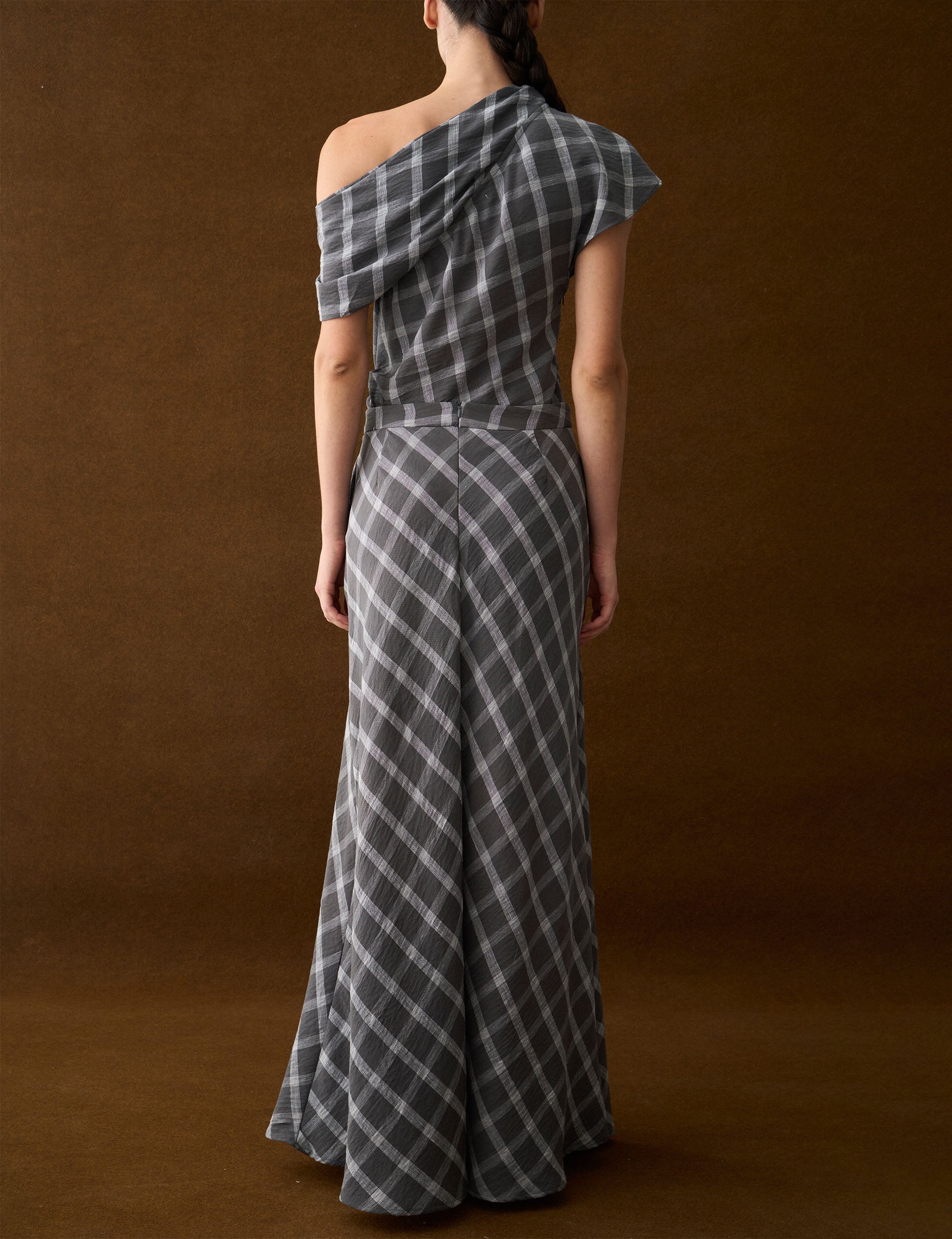 Saia Graziela Xadrez Grafite