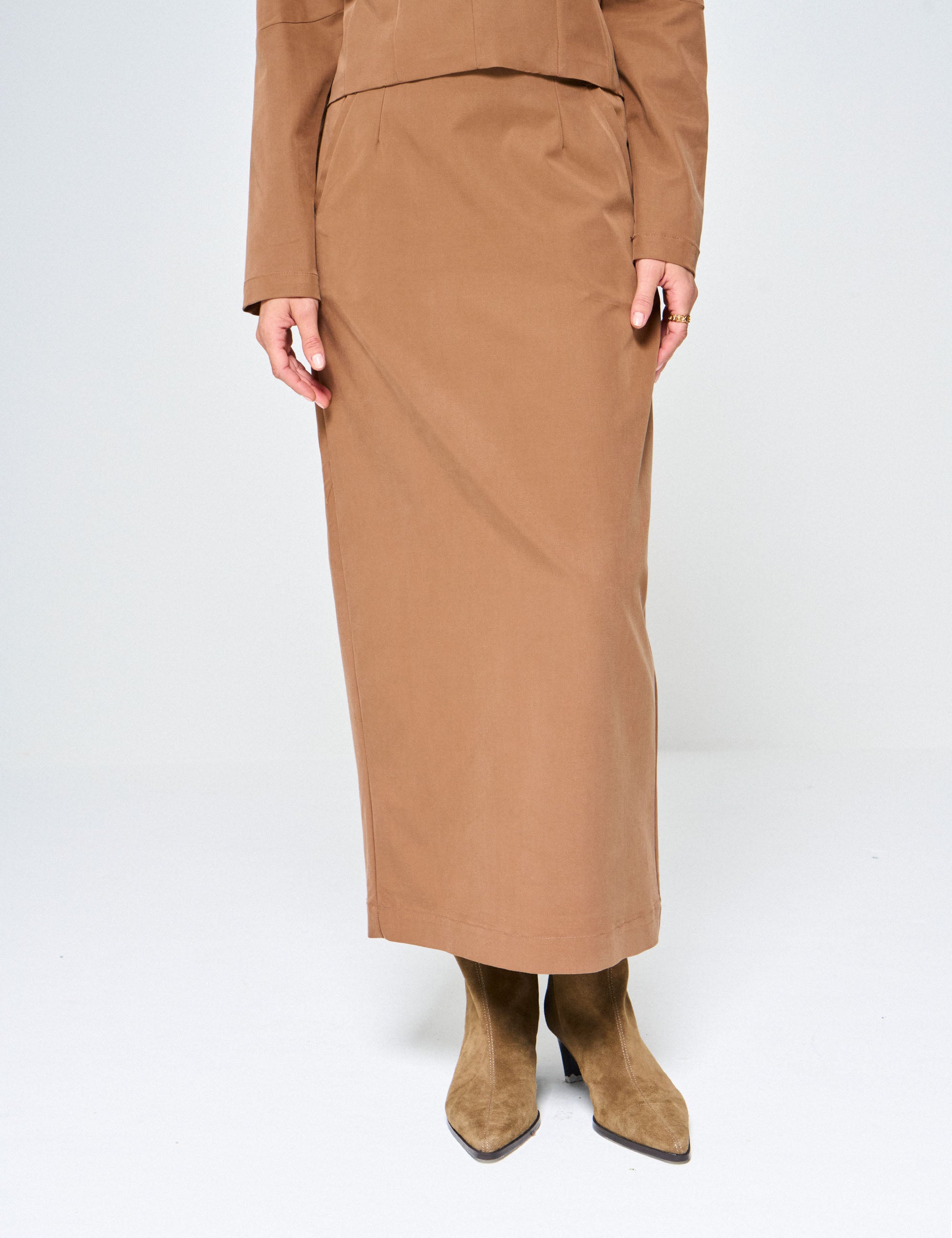 Saia Les Alfaiataria Marrom