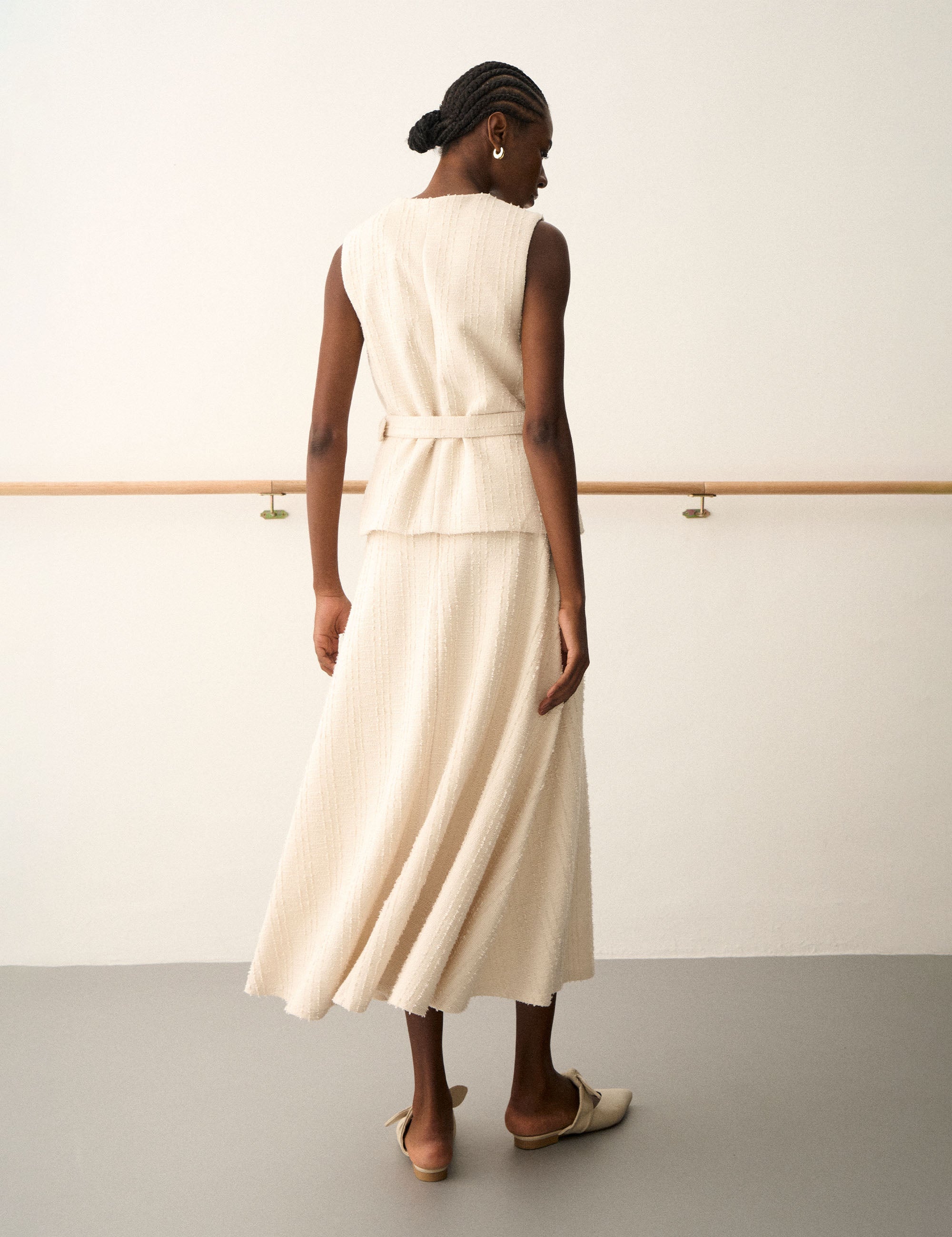 Saia Margot Bouclé Off White