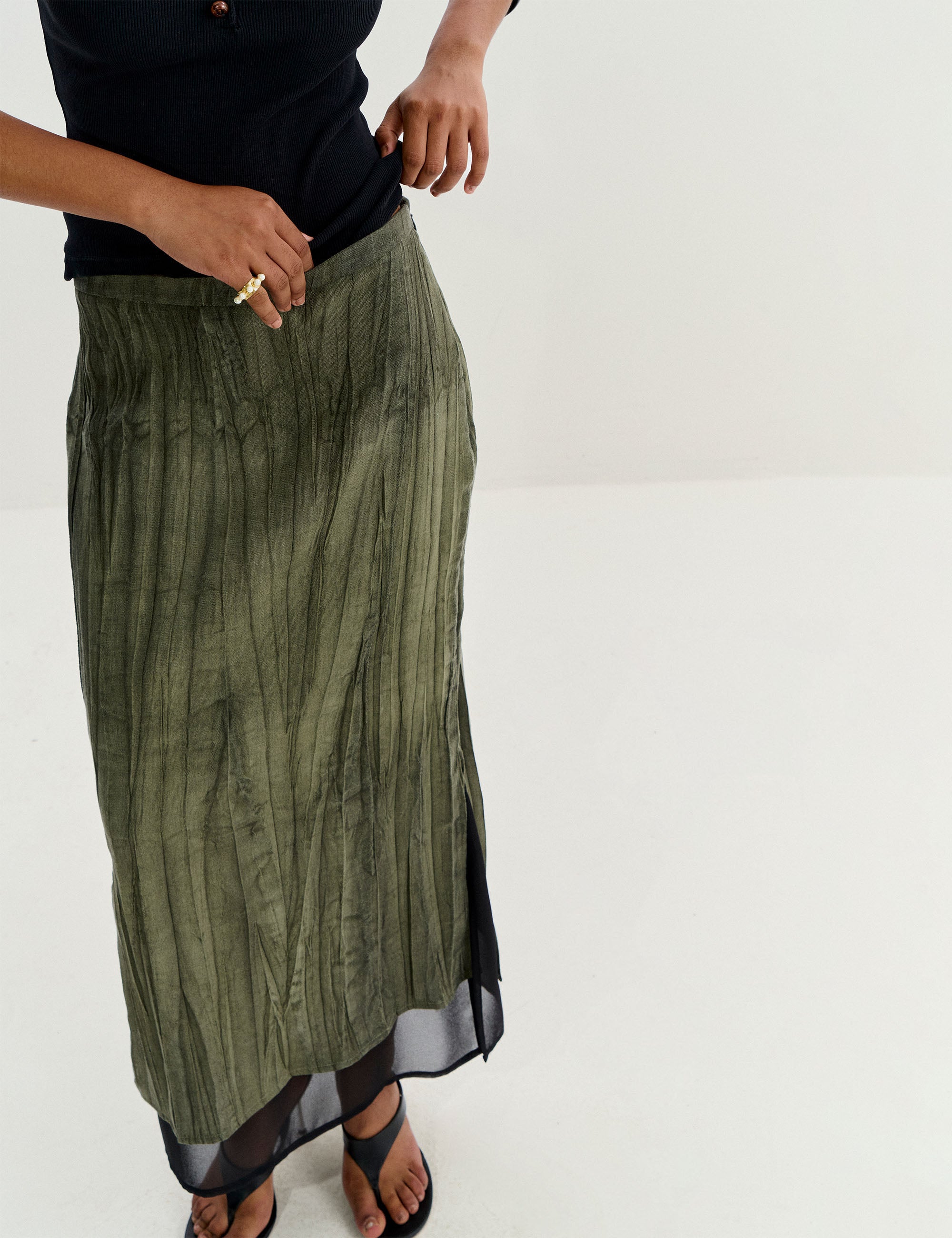 Saia Mello Rustico Musgo