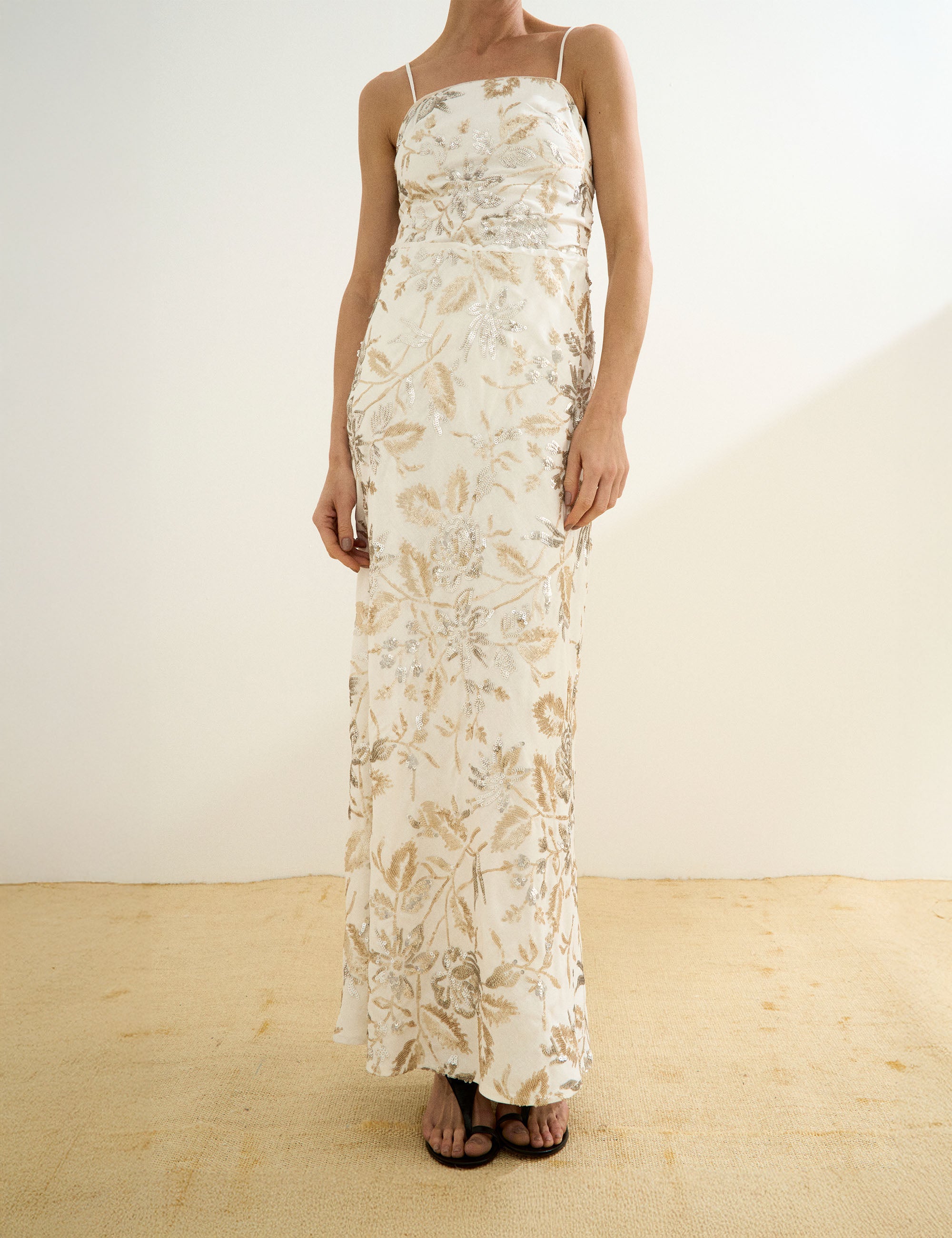 Saia Santorini Bordada Off White