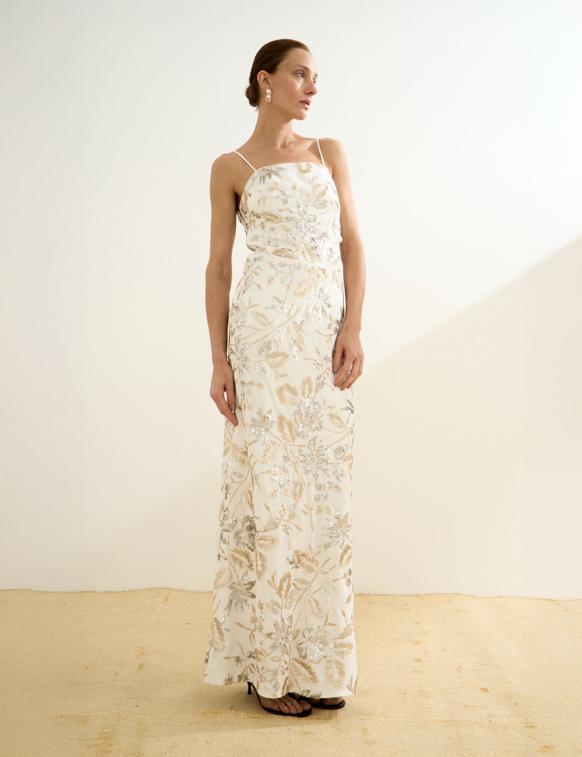 Saia Santorini Bordada Off White