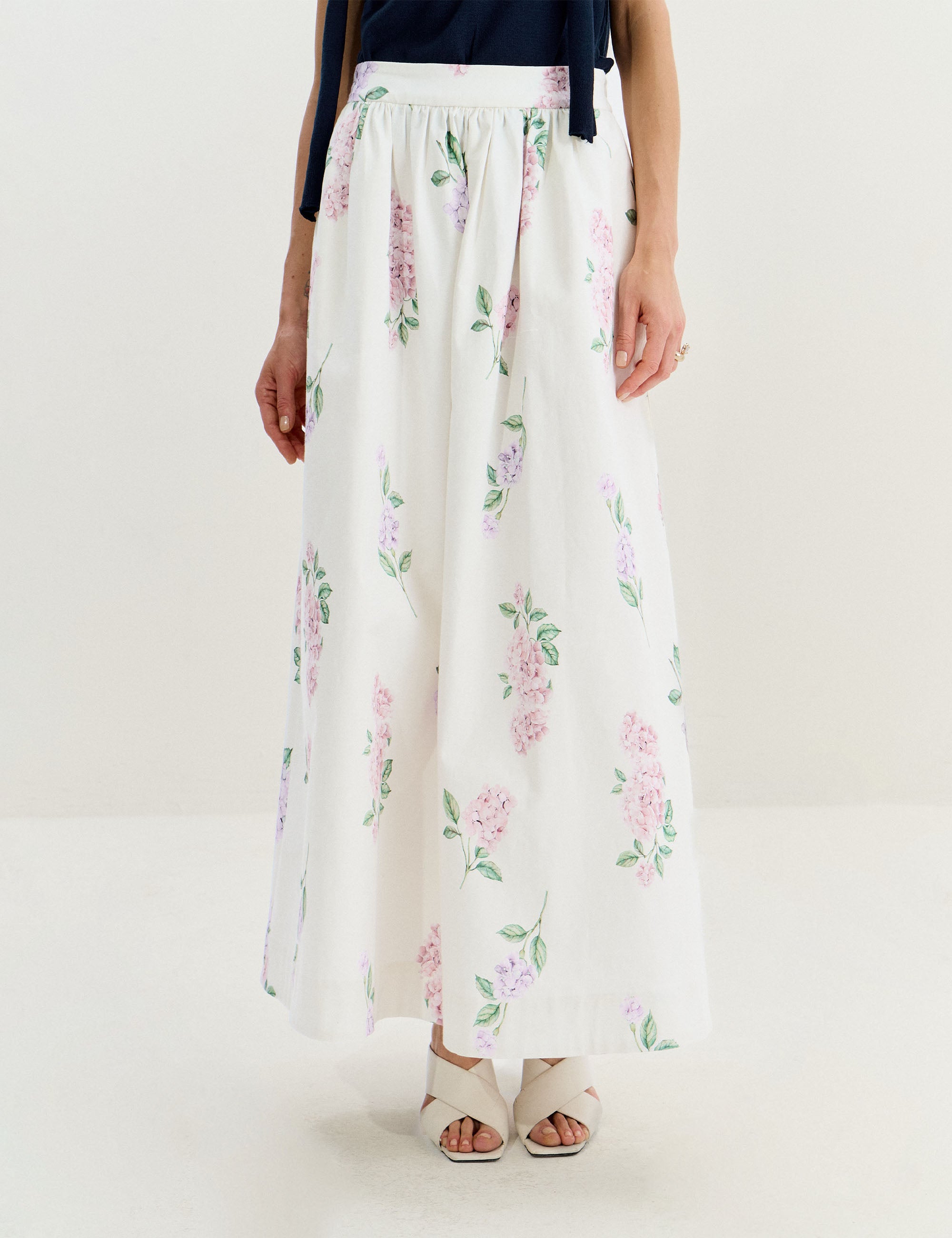 Saia Vittoria Floral Off White