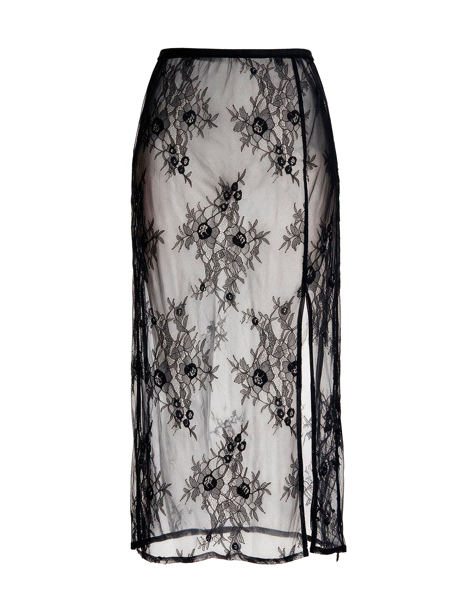 Saia Provence Renda Preto