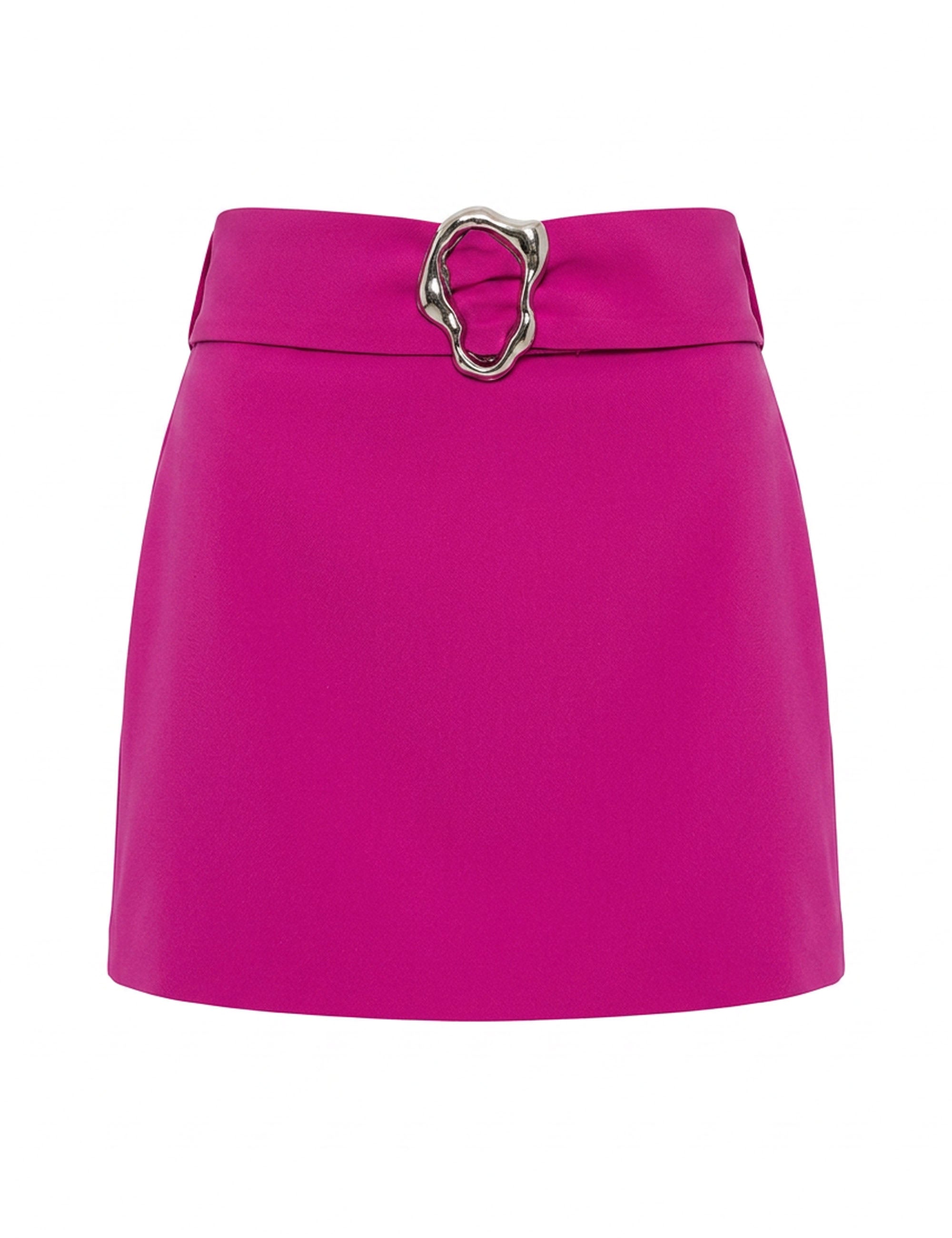 Saia Victória Alfaiataria Pink